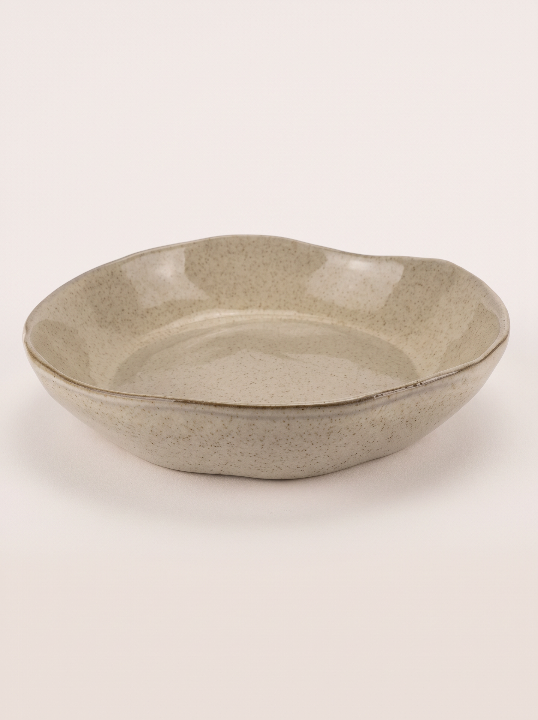 Plato Sopa Beige 24 cm-0