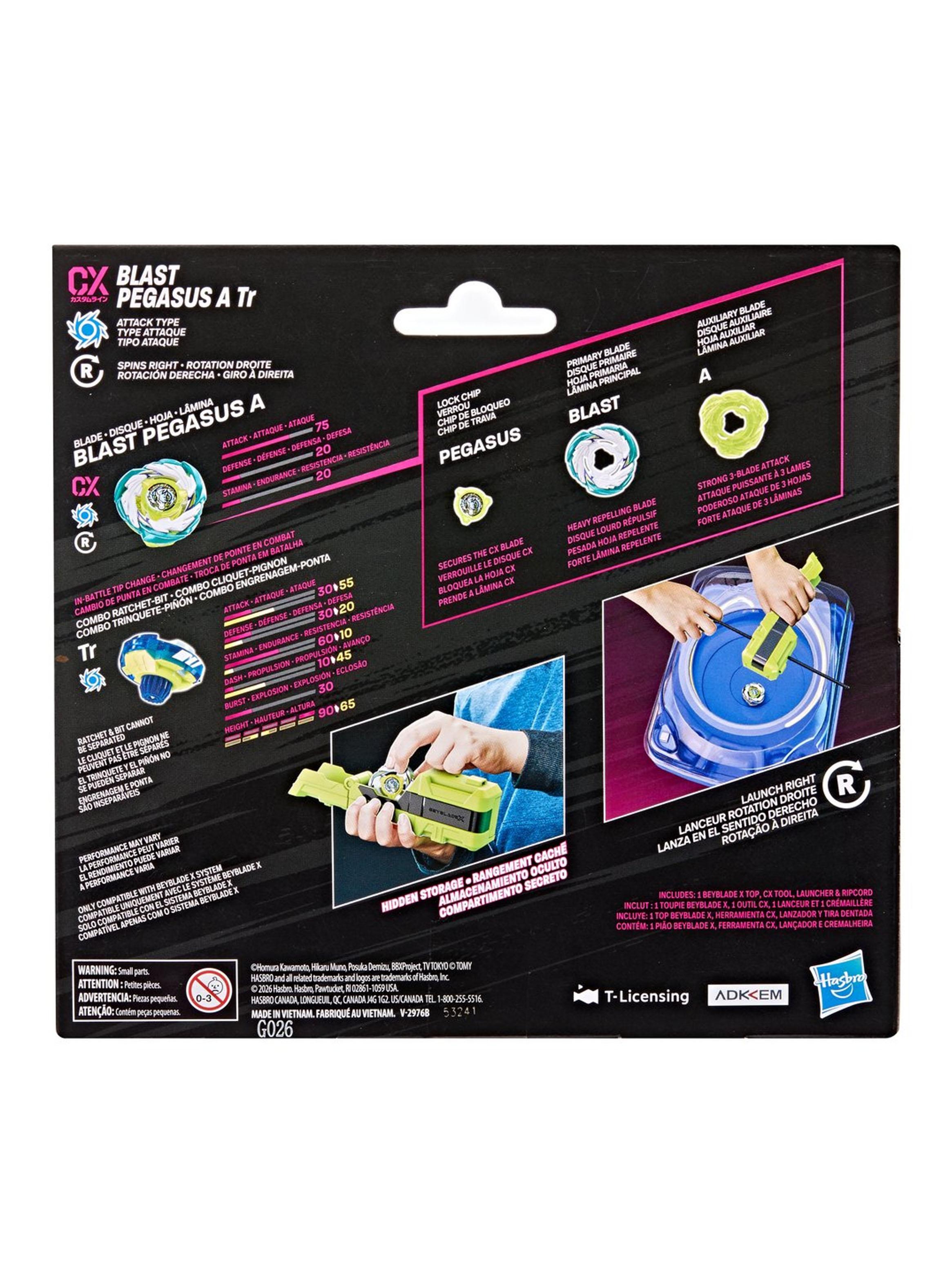 Trompo Beyblade X Set con Lanzador Portátil-5