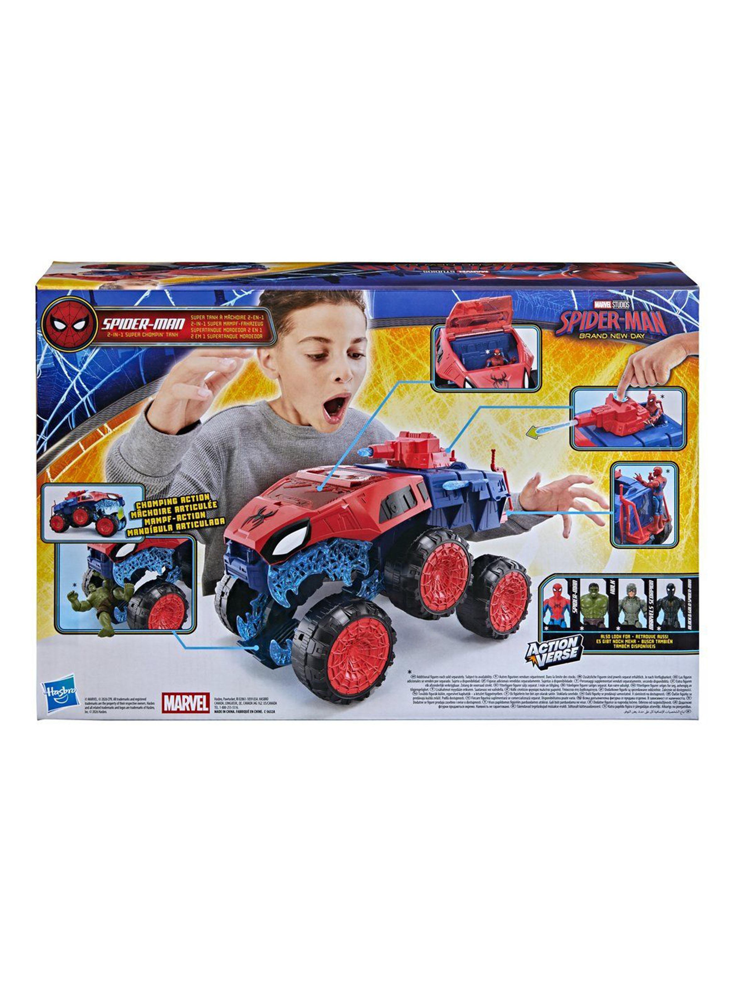 Vehículo SpiderMan Brand New Day Supertanque Mordedor 2 en 1-3