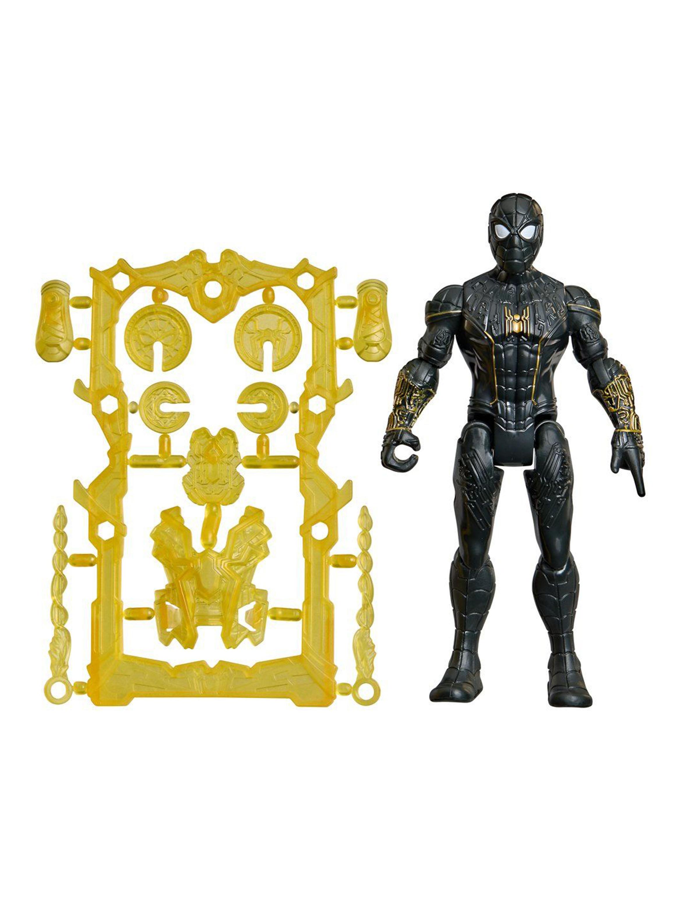 Figura de Acción Spiderman ActionVerse Traje Negro y Dorado-2