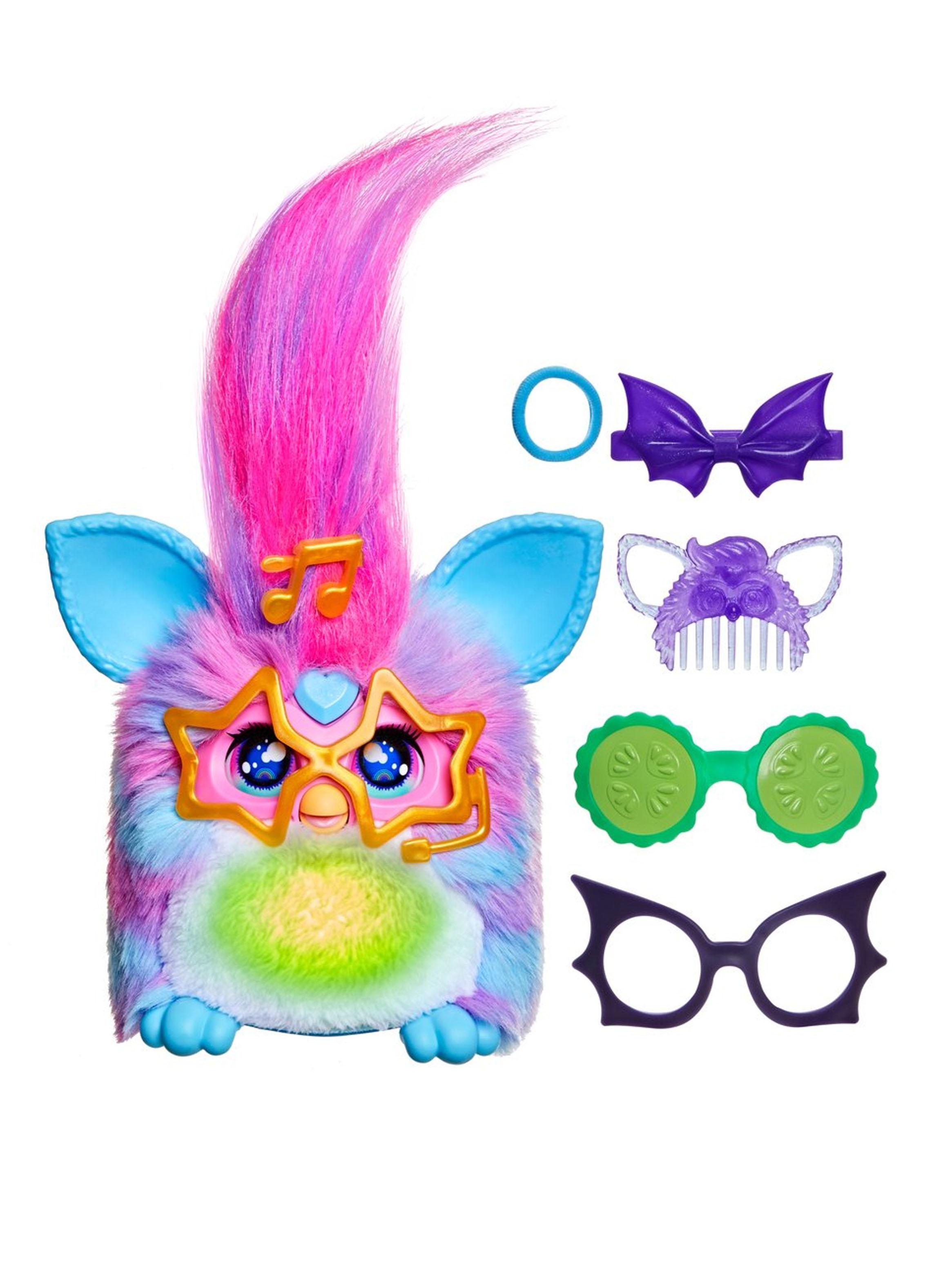 Peluche Electrónico Furby Vibes Blue Razz-2