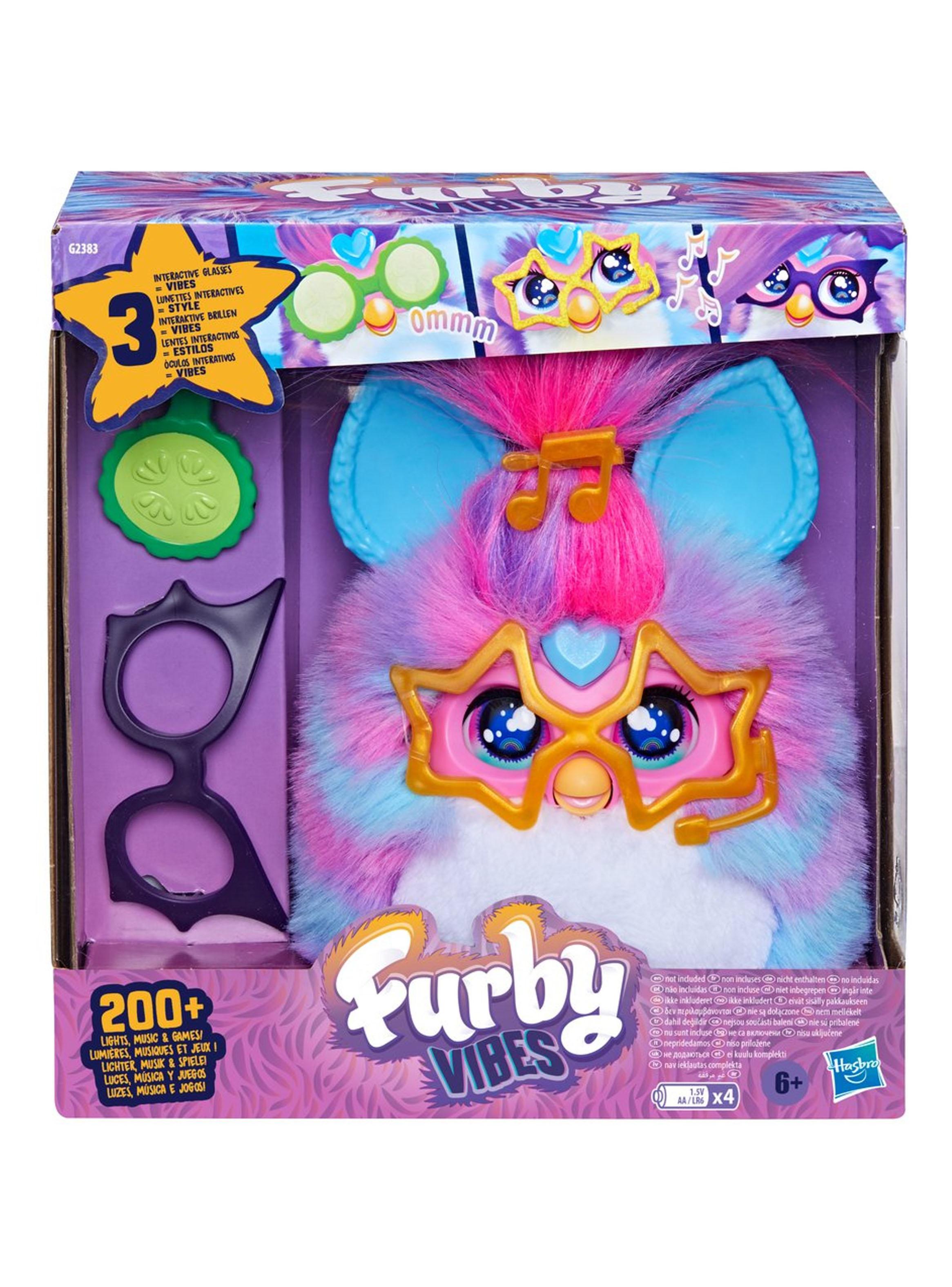 Peluche Electrónico Furby Vibes Blue Razz-3