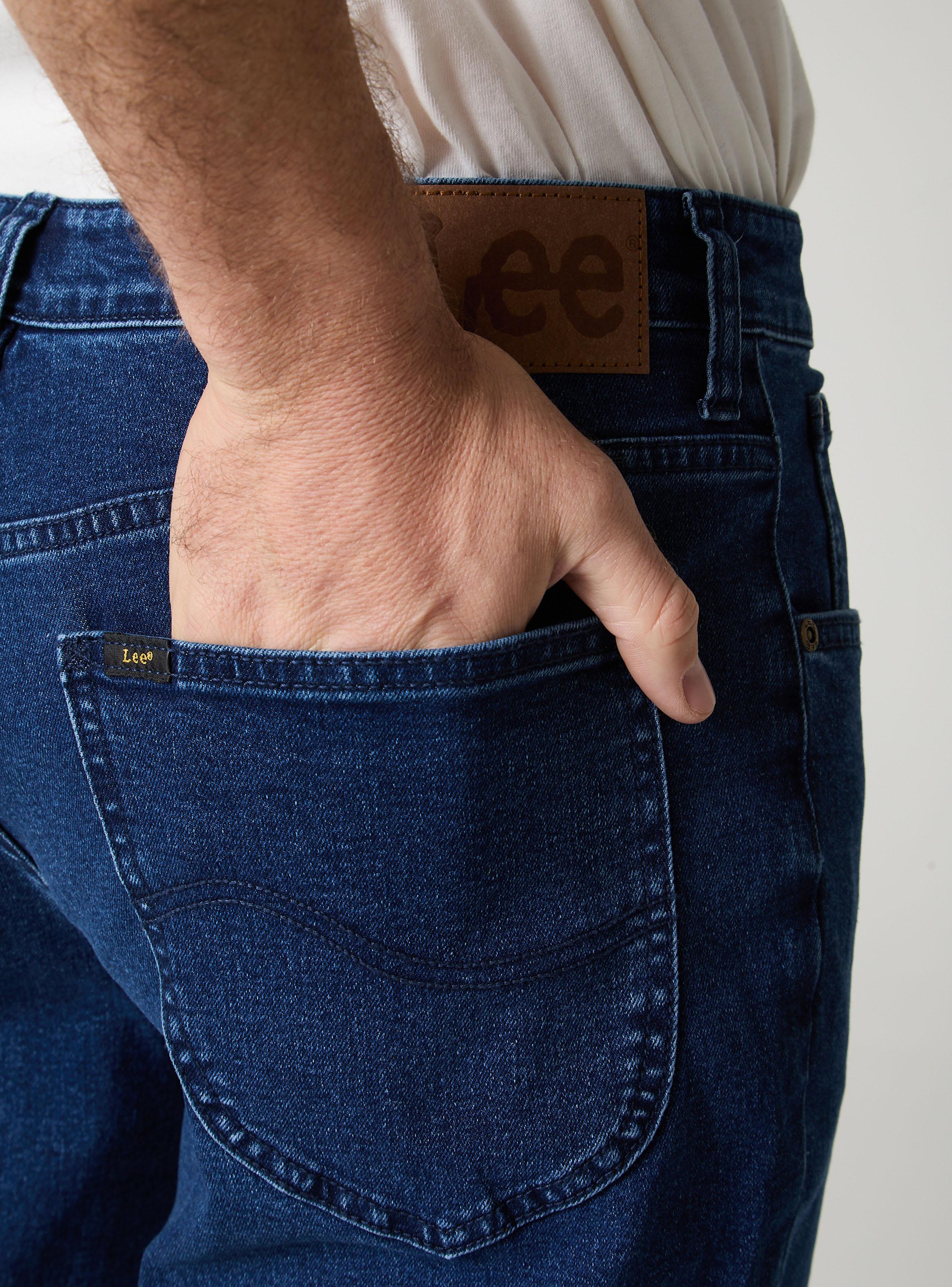 Jeans Liso Tiro Medio Regular Fit-3