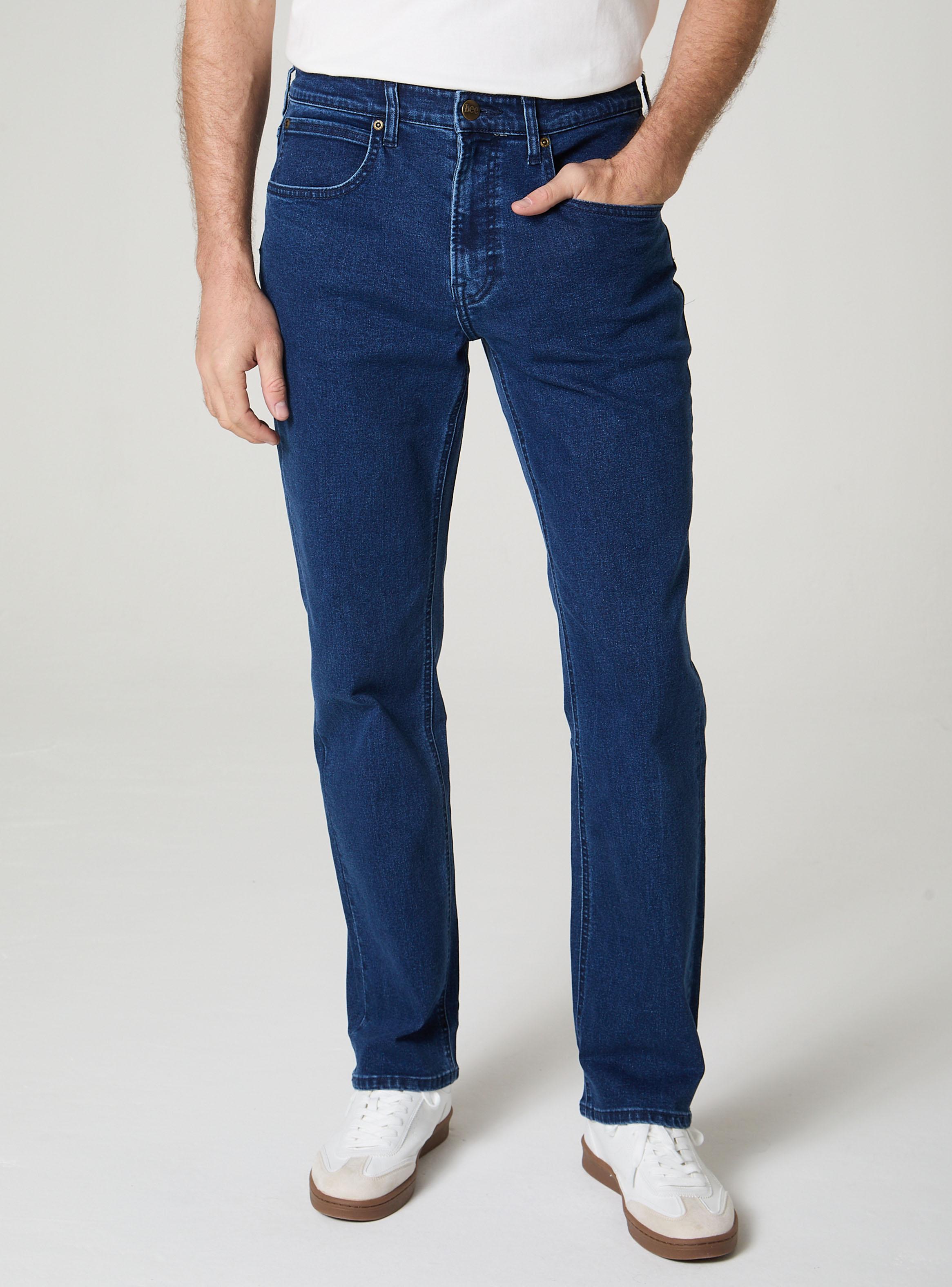 Jeans Liso Tiro Medio Regular Fit-2