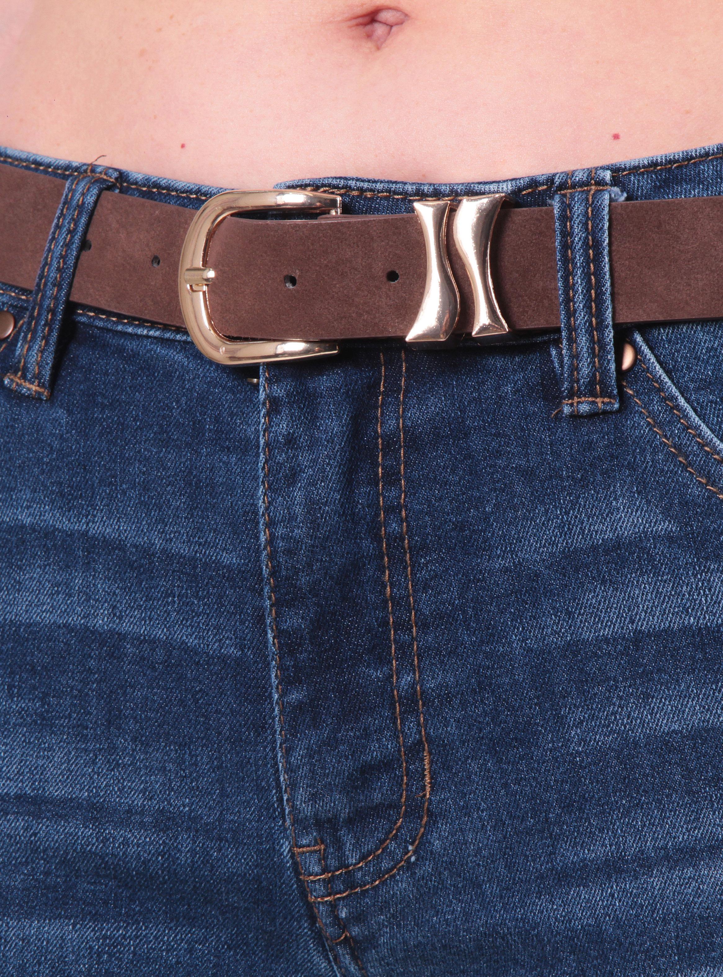 Jeans Crop Cargo Tiro Alto Pretina Media 2 Botones-2