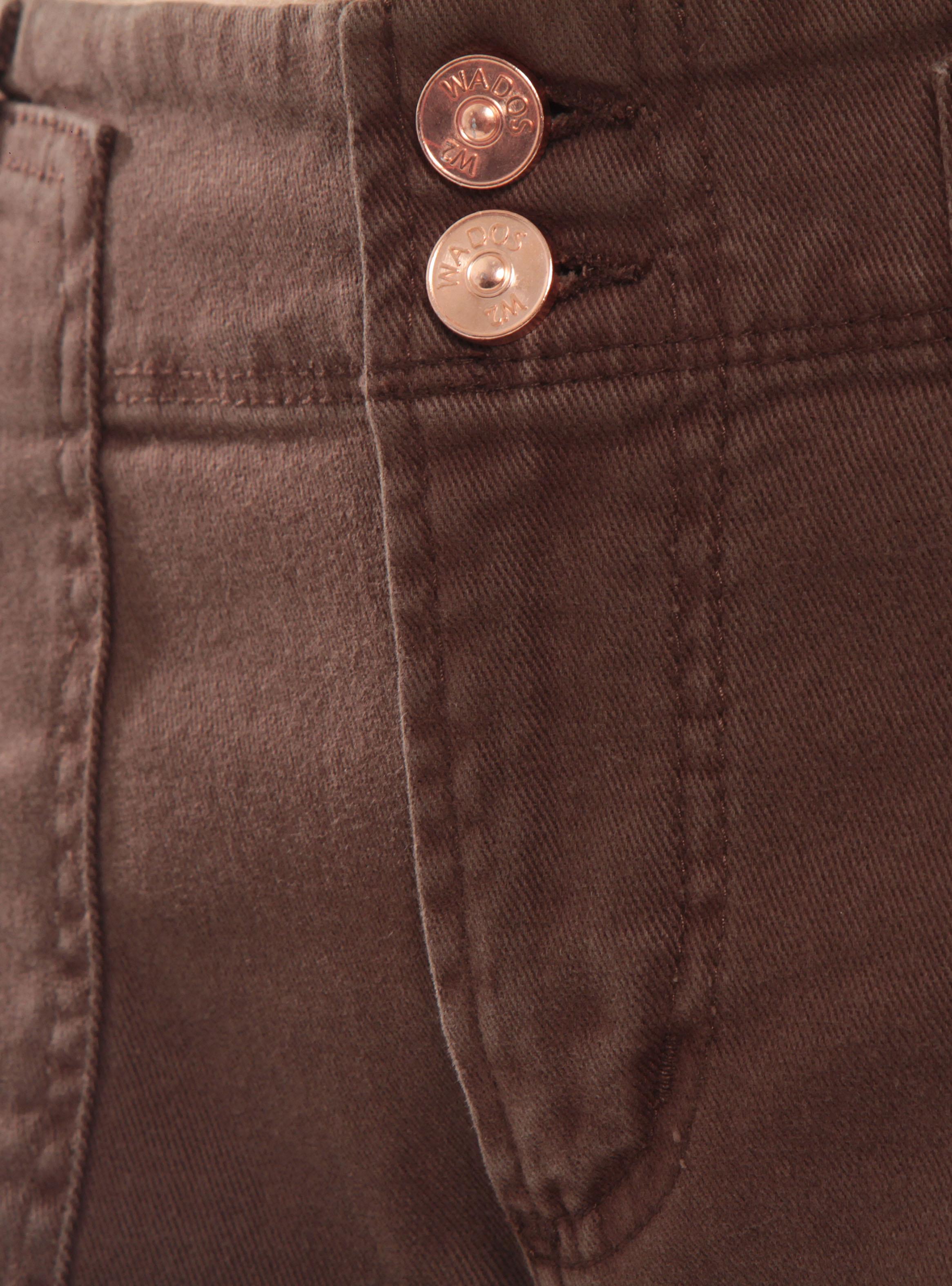 Jeans Cargo Básico Wide Leg Tiro Alto-2
