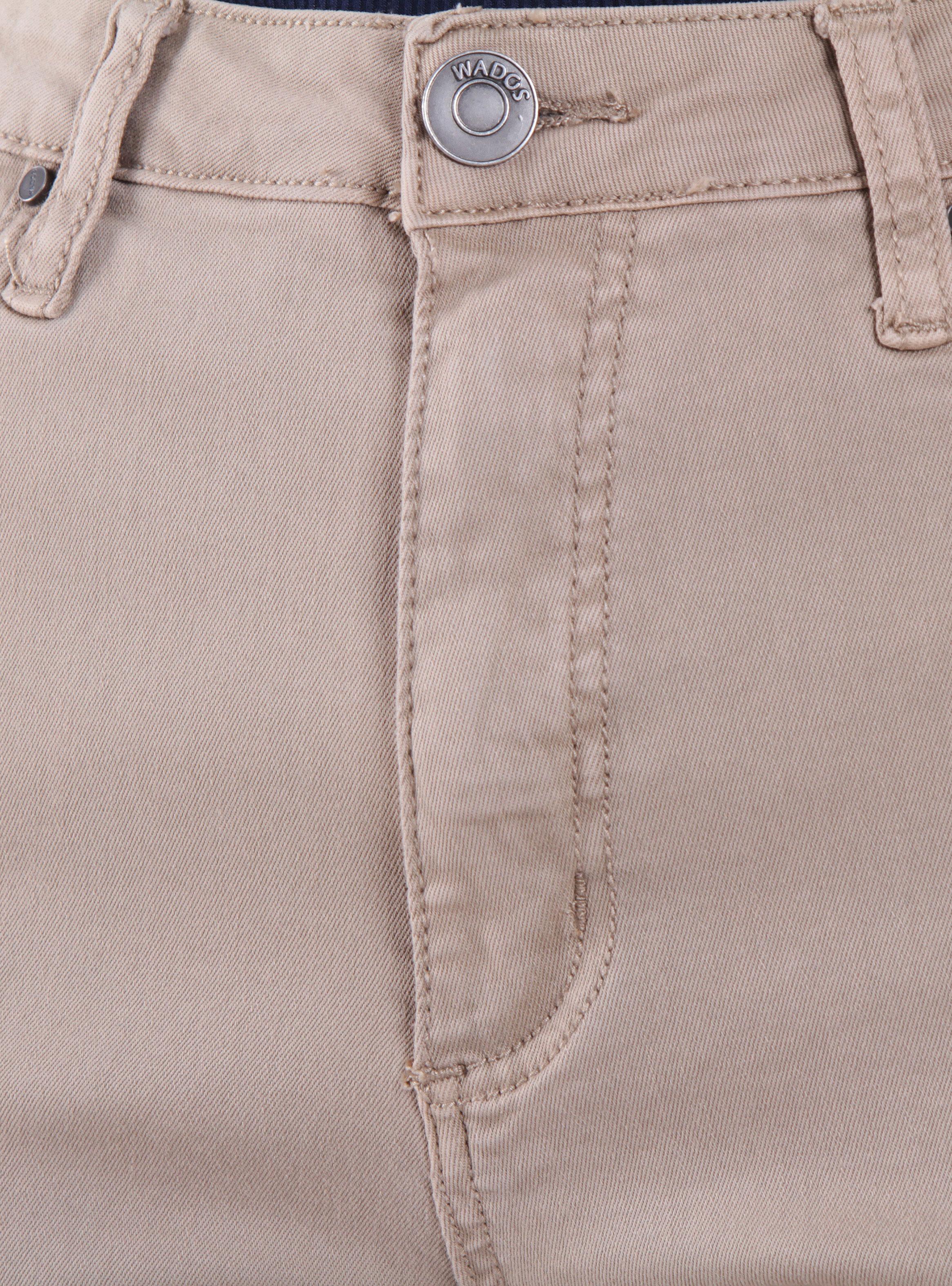 Pantalón Recto Roll Up Tiro Alto Pretina Básica 330-2