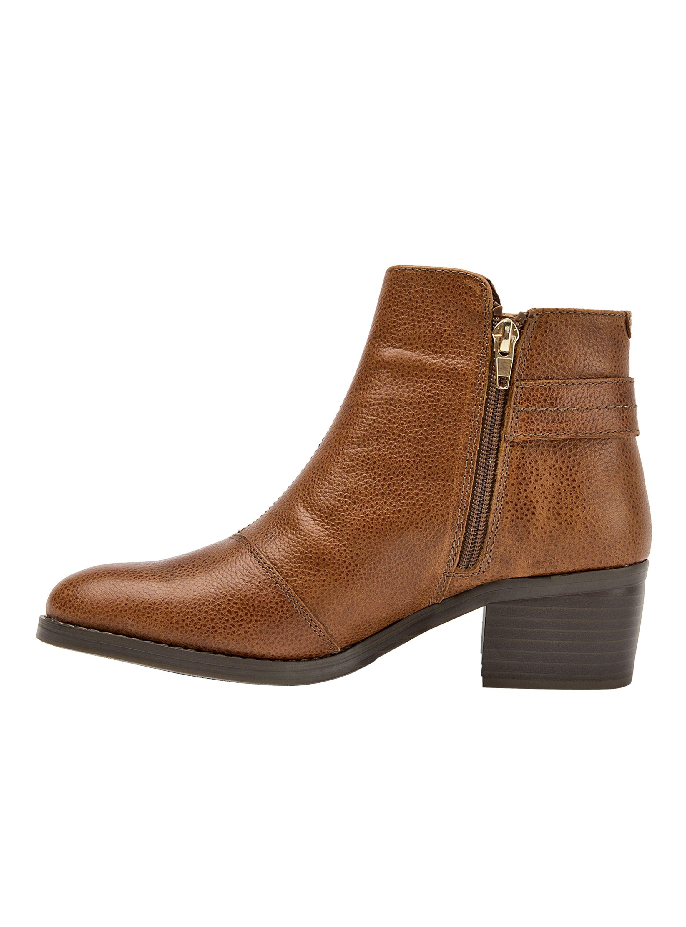 Botín Cuero j051 Mujer-2
