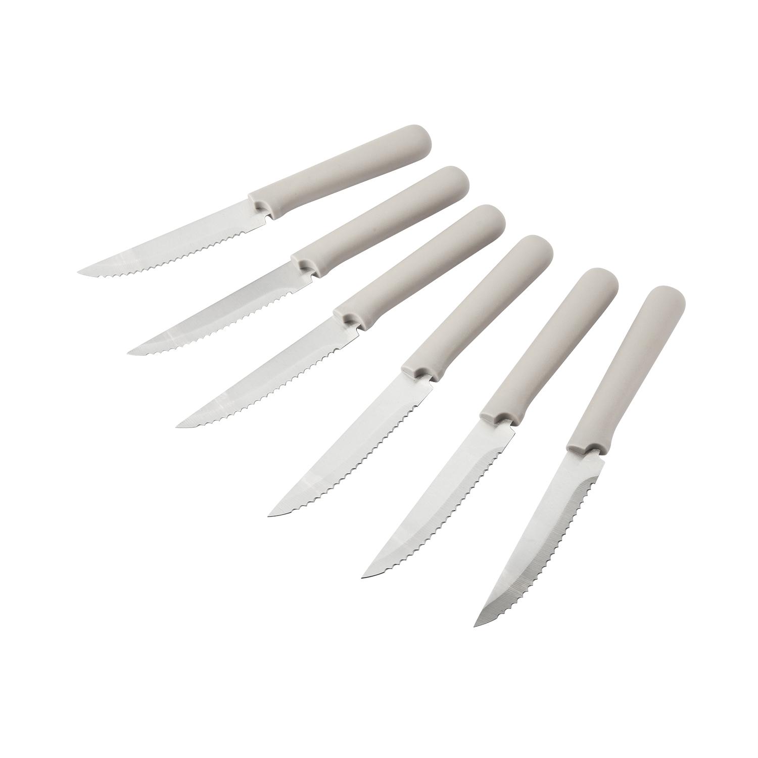 Set de 6 Cuchillos Acero Inoxidable-1