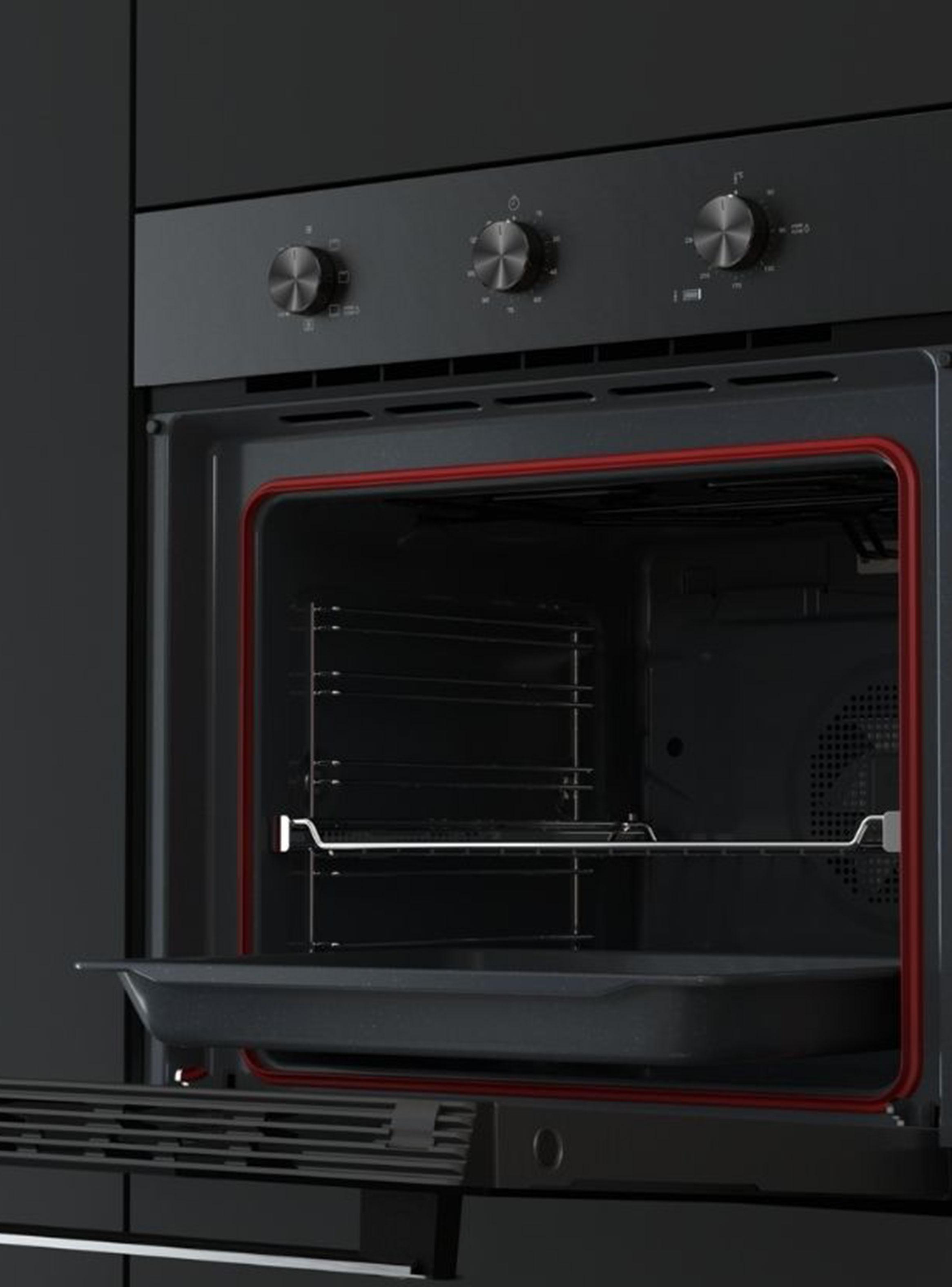 Horno Empotrable con Convector 63 Litros HSB 6160 FBK-4