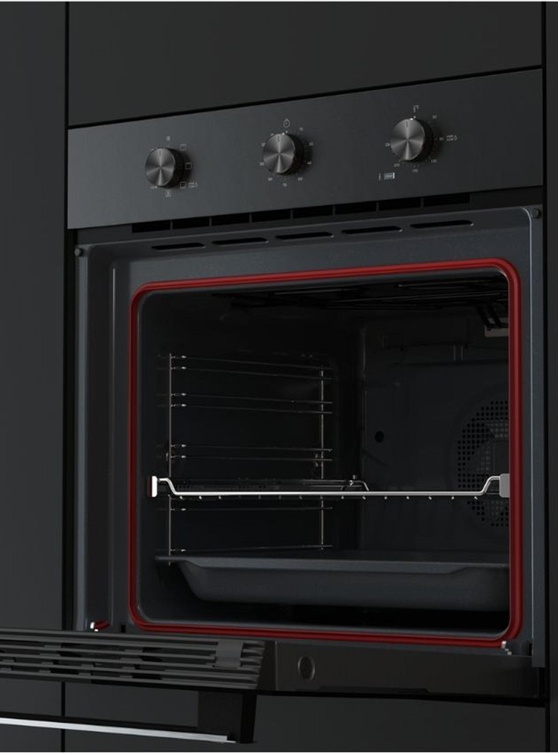 Horno Empotrable con Convector 63 Litros HSB 6160 FBK-5