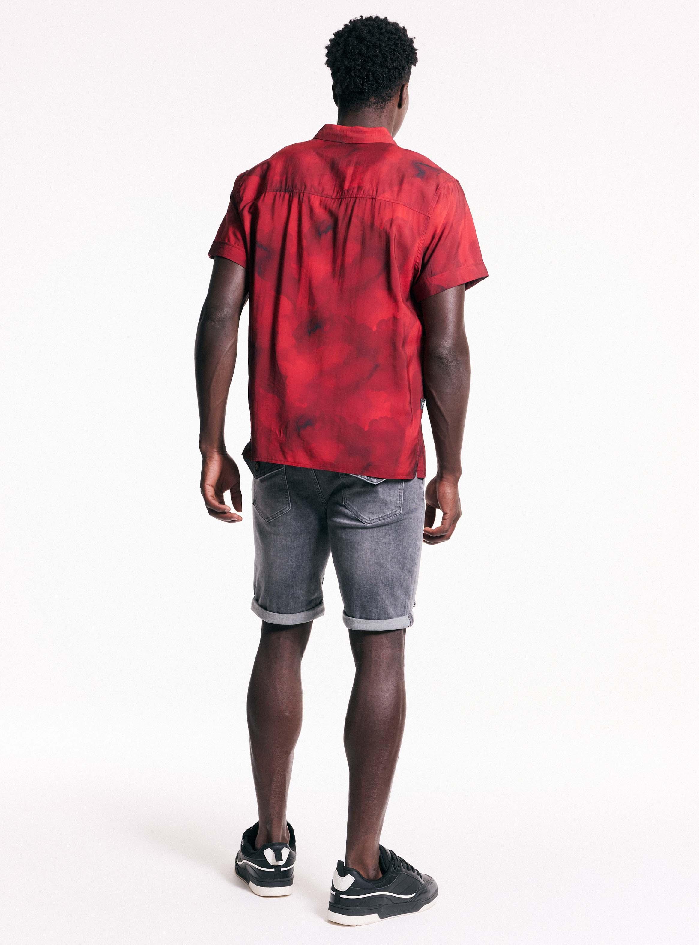 Camisa Estampado Acuarelado Regular Fit-5
