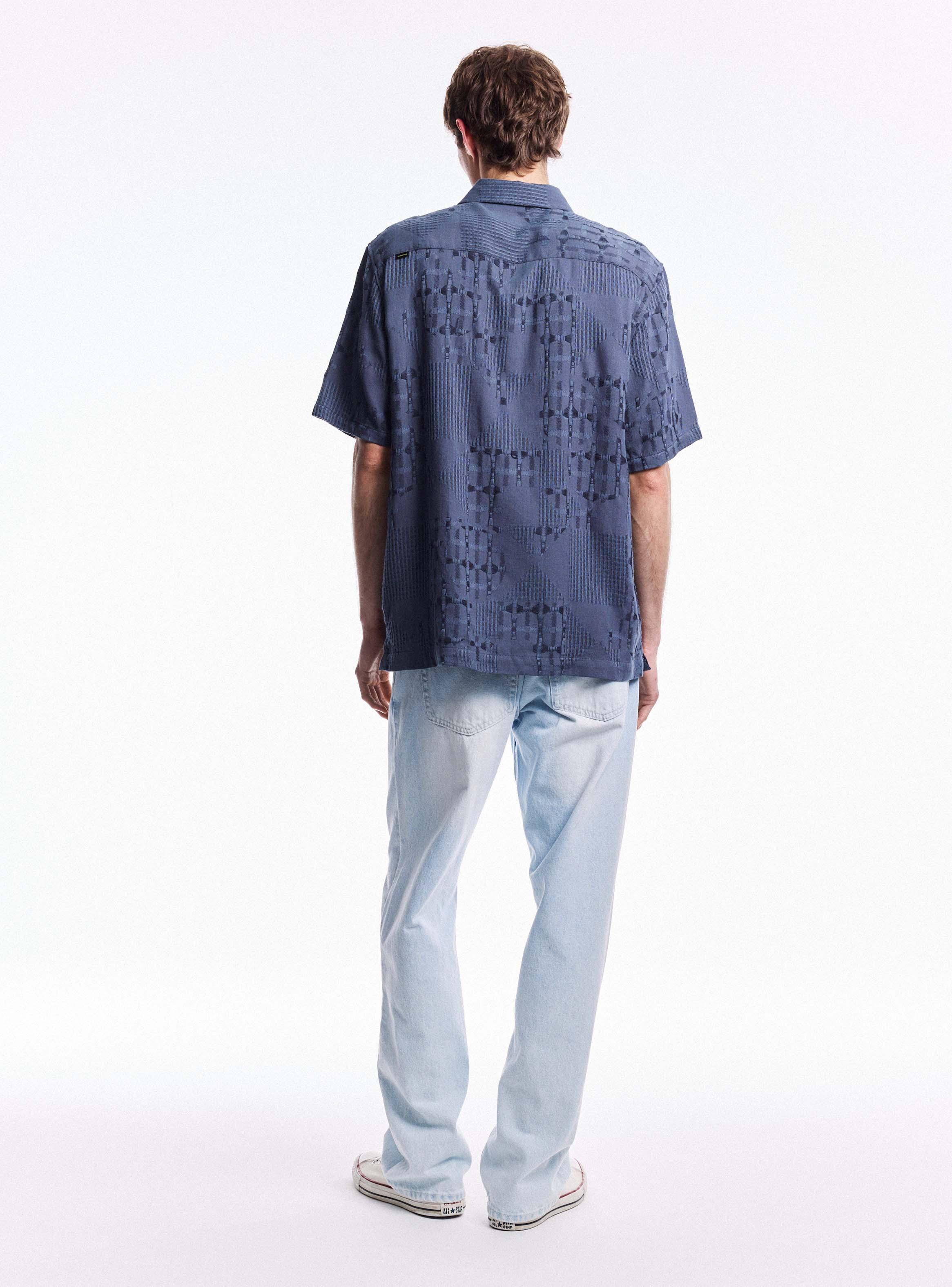 Camisa Oversize Mezcla Algodón y Viscosa-5