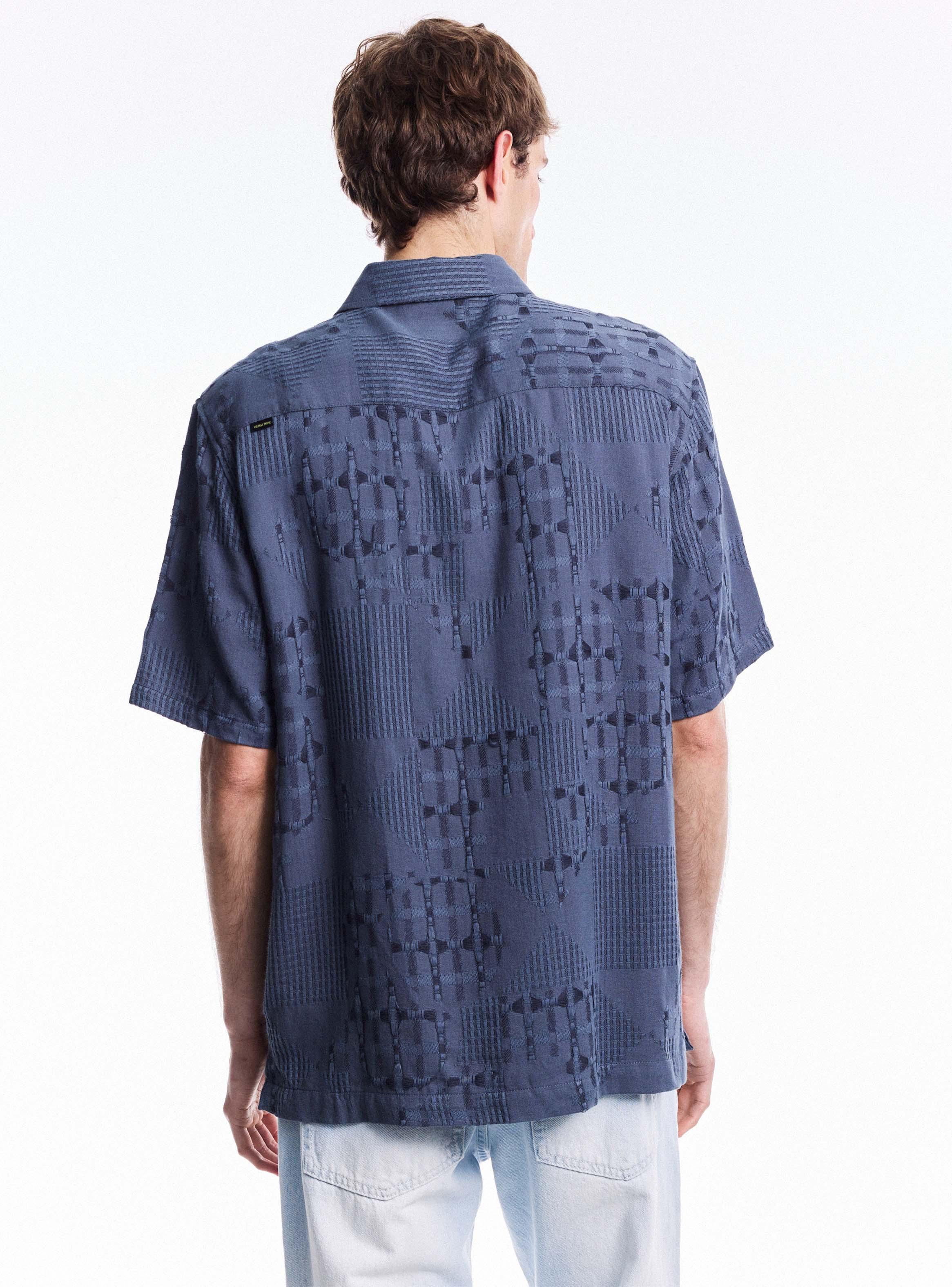 Camisa Oversize Mezcla Algodón y Viscosa-1