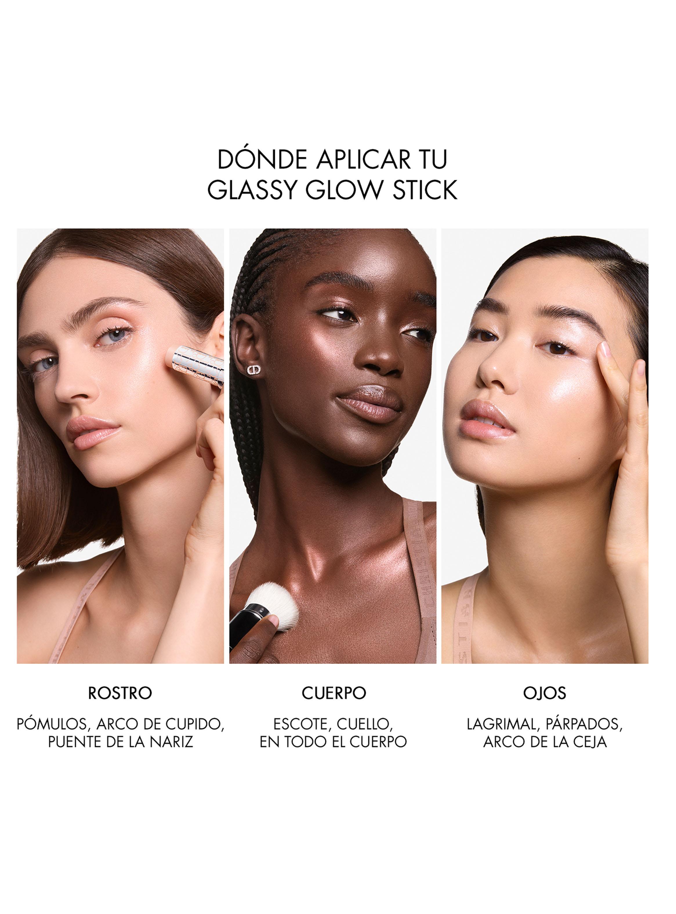 Dior Backstage Glassy Glow Stick Iluminador 001 Glazed Pink-5
