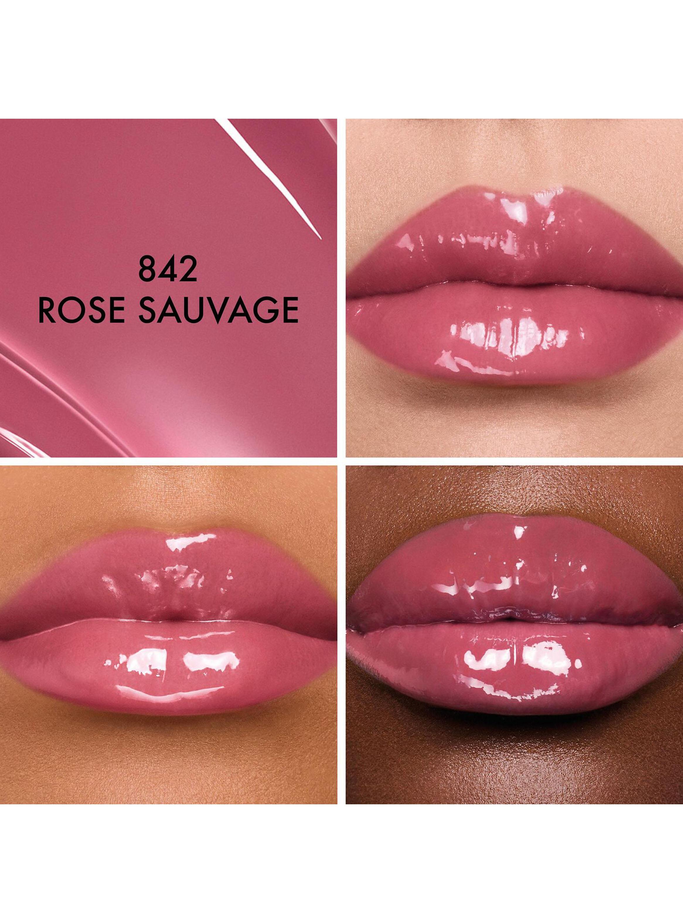 Dior Addict Glass Lipstick Ultrabrillante Hidratante 842 Rose Sauvage-4