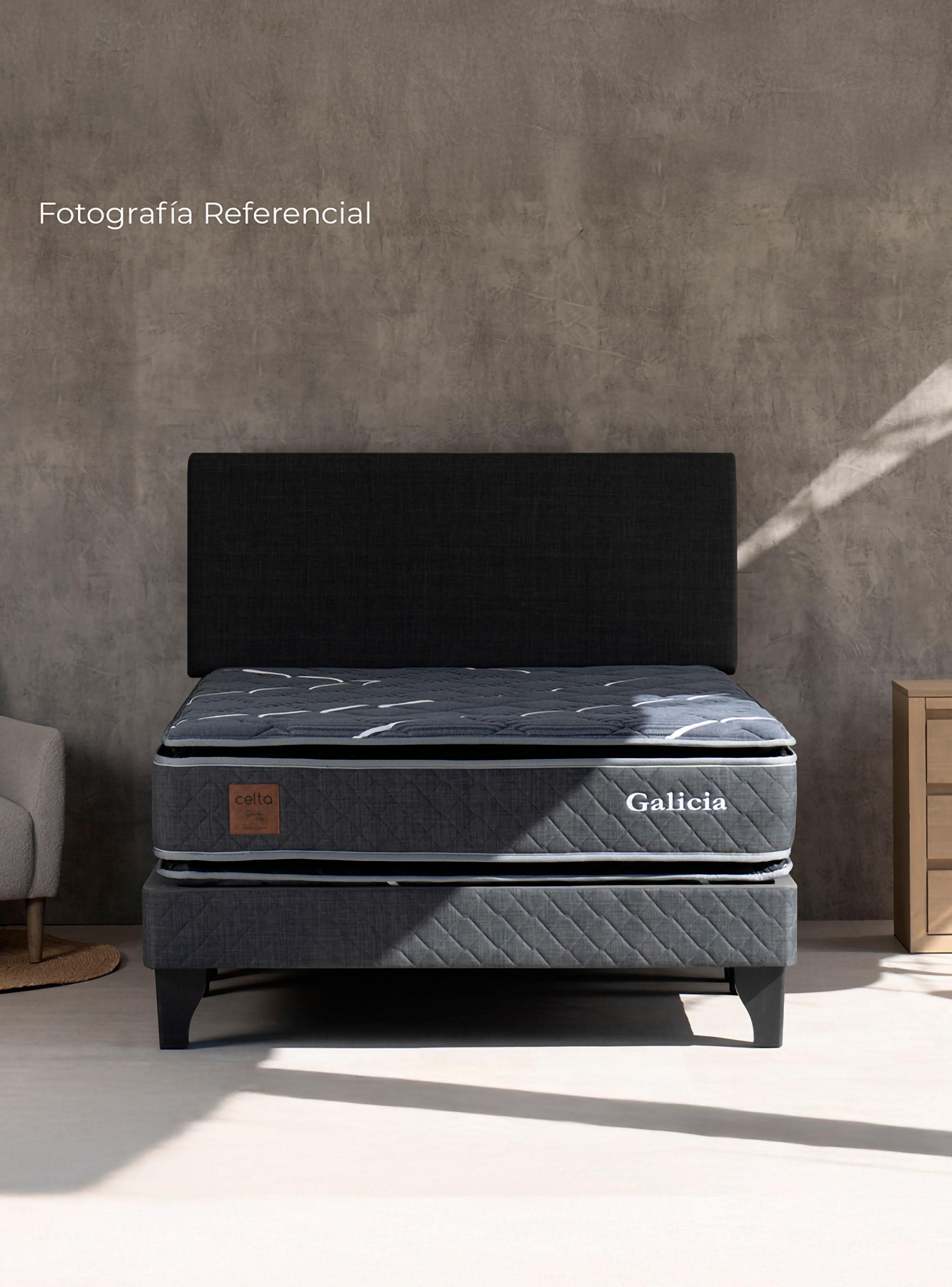 Cama Europea Galicia King + Respaldo-5