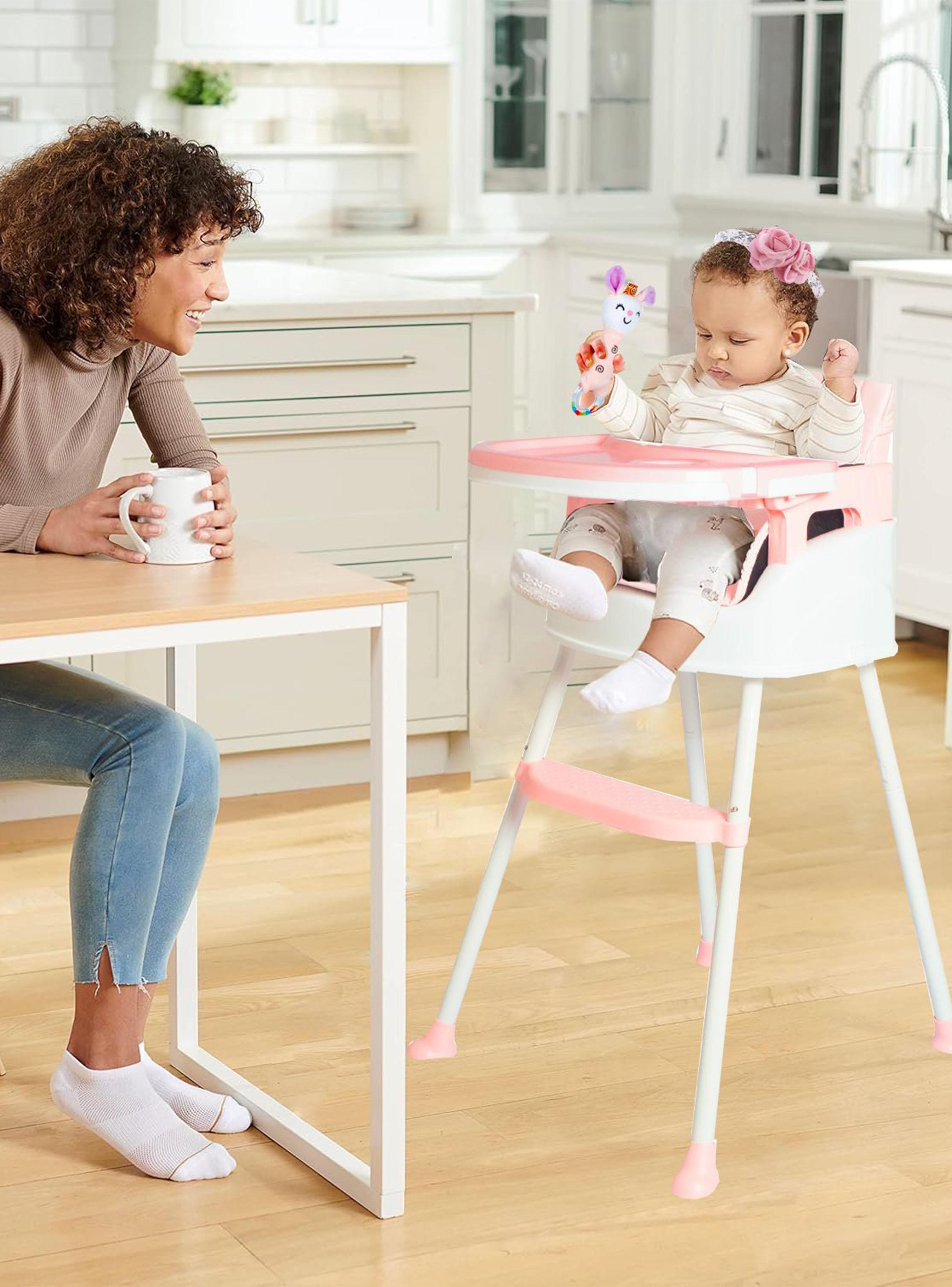Silla Kidscool de Comer Pony Rosada-6