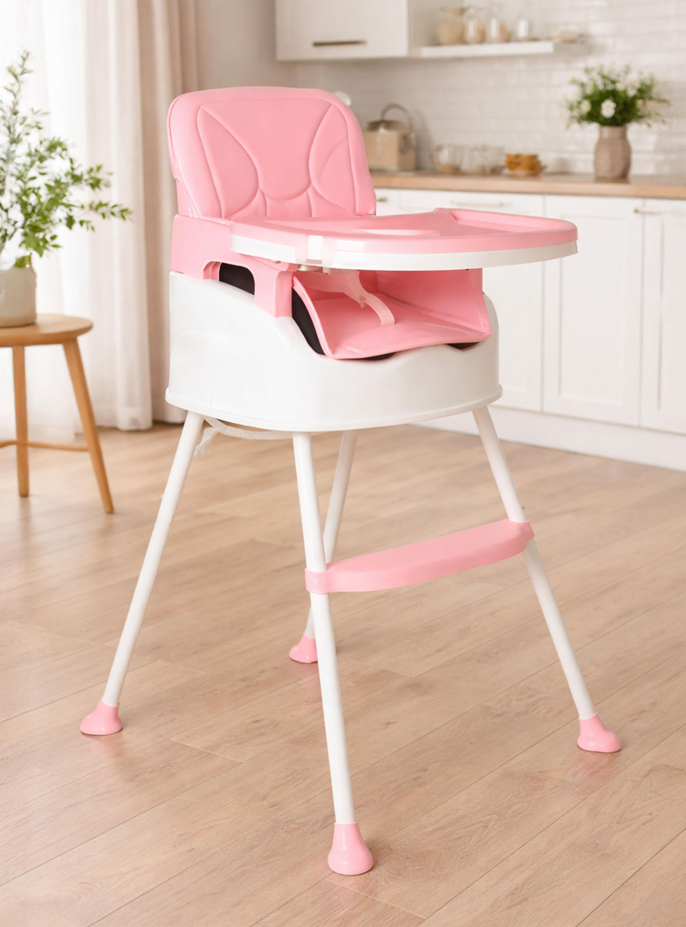 Silla Kidscool de Comer Pony Rosada-5