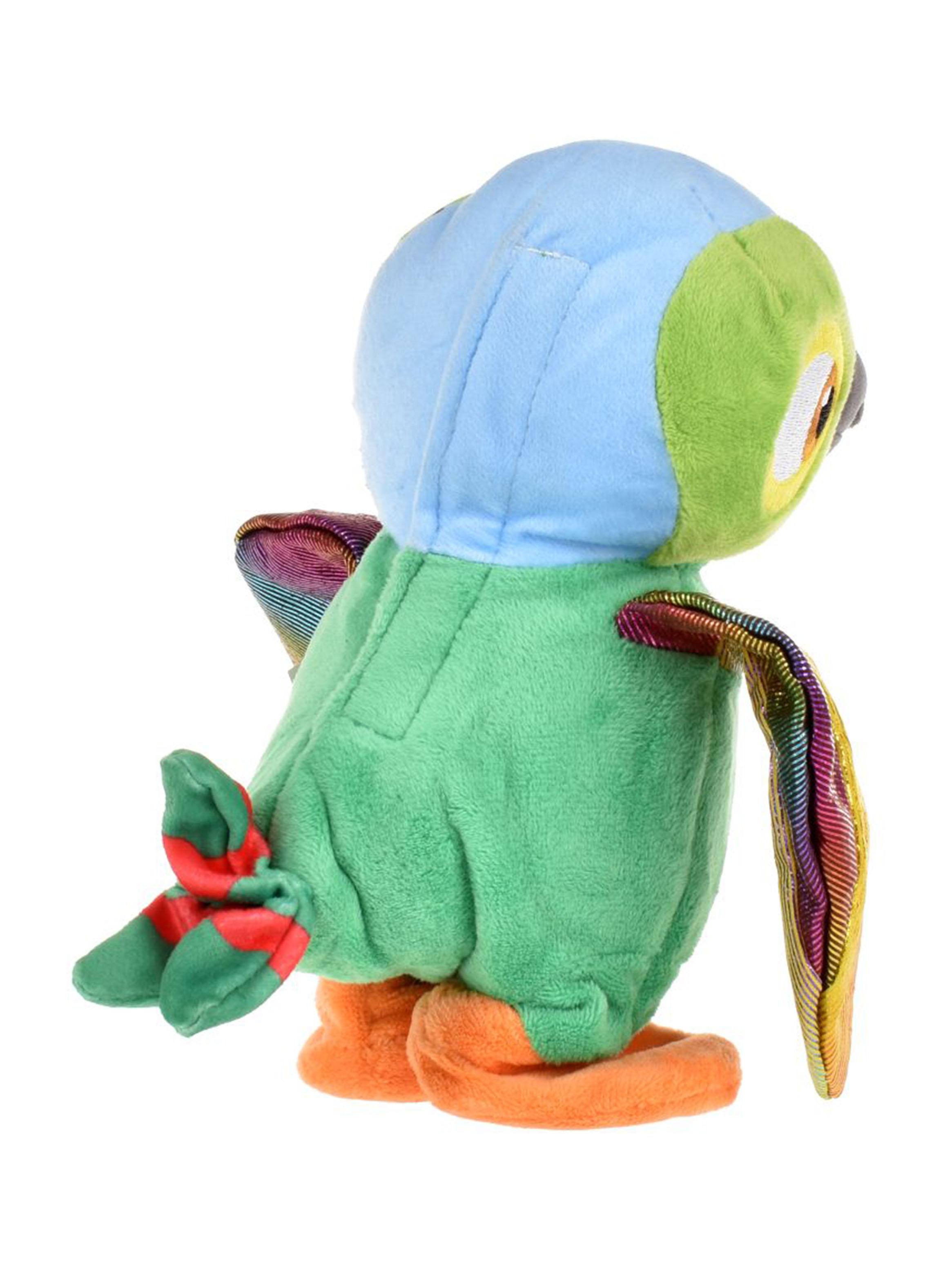 Peluche Lorito Pepe Canta y Habla 20 cm-3