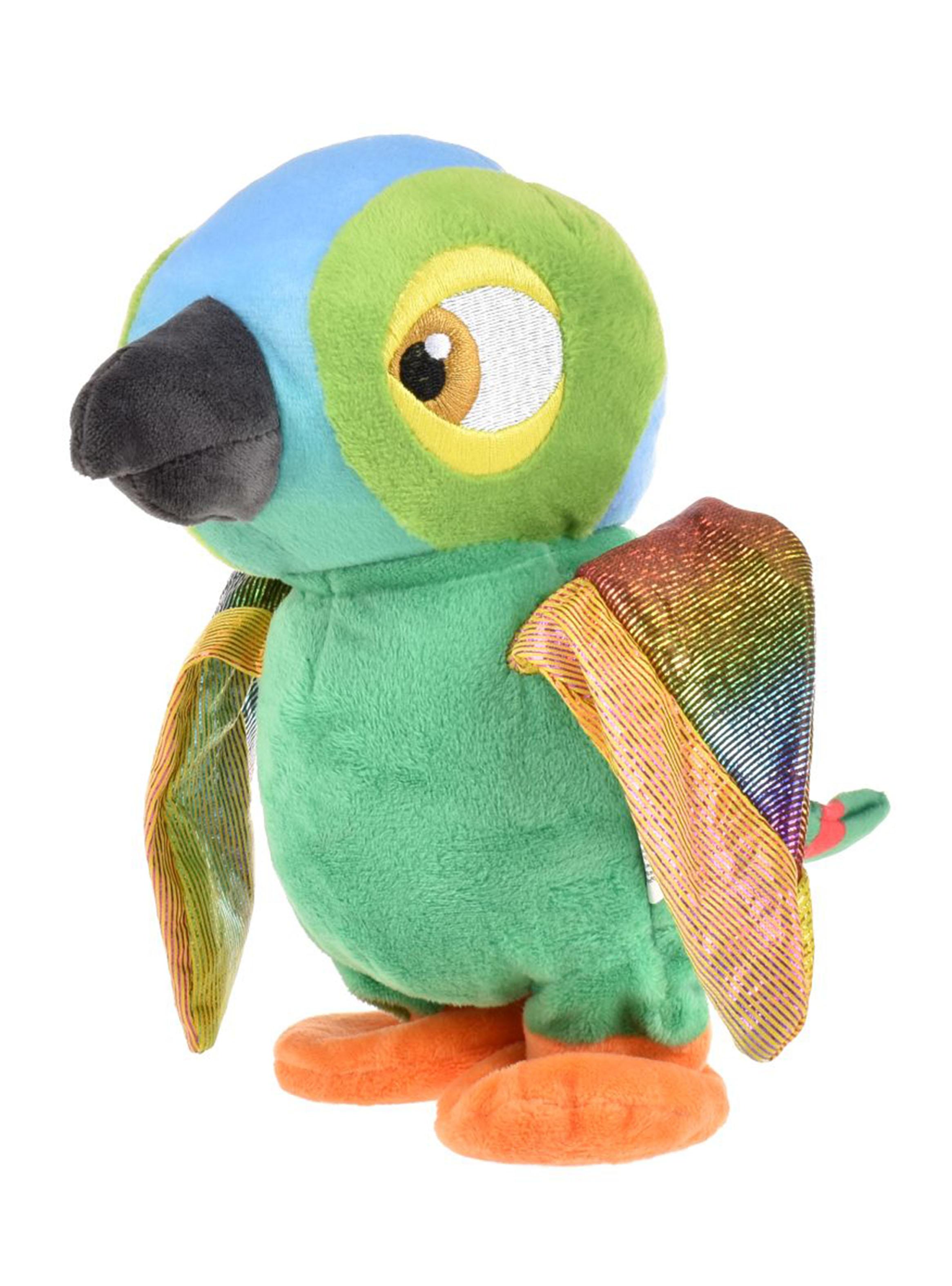 Peluche Lorito Pepe Canta y Habla 20 cm-2