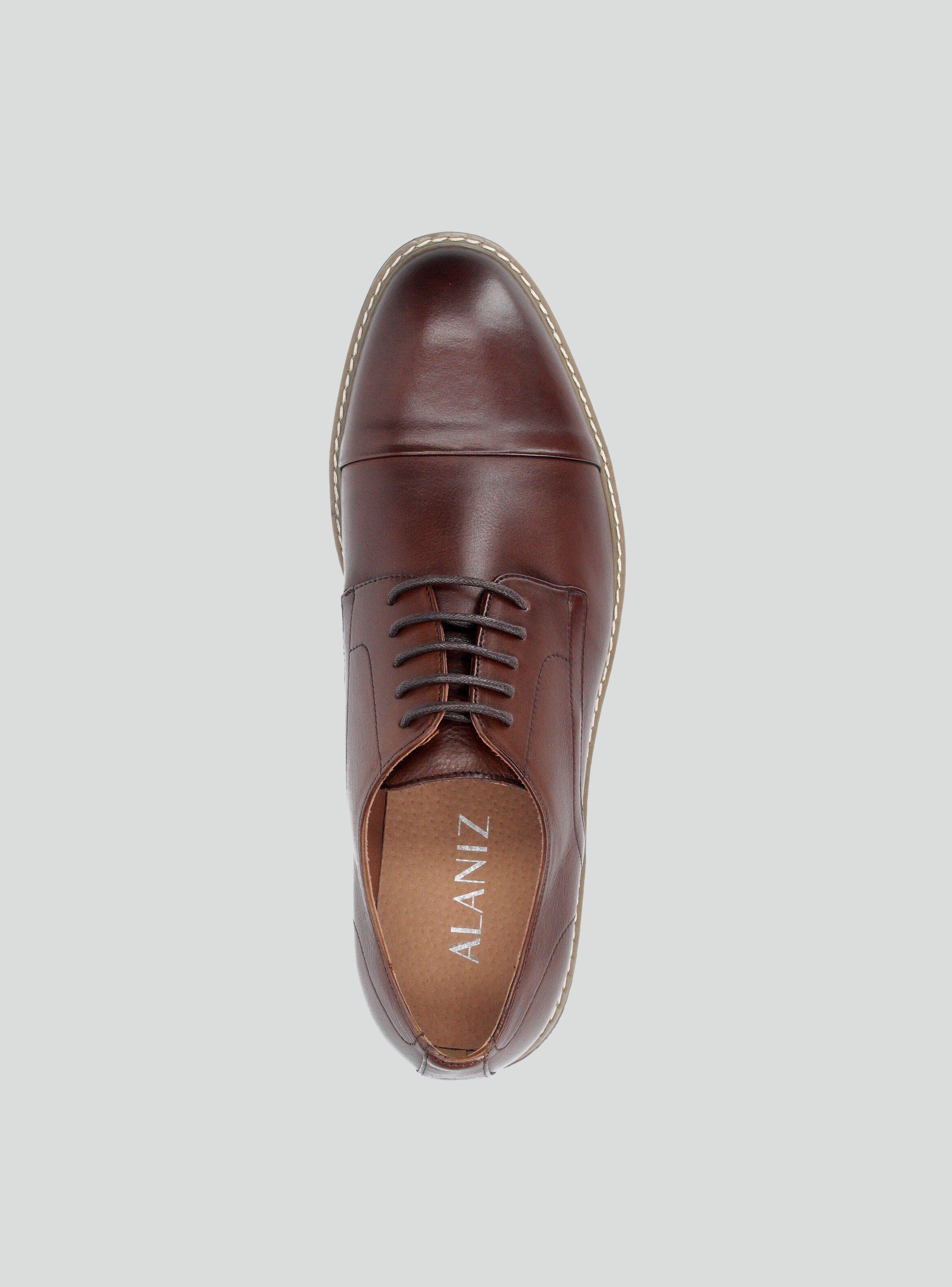 Zapato de Vestir Estilo Derby Cuero Hombre-2