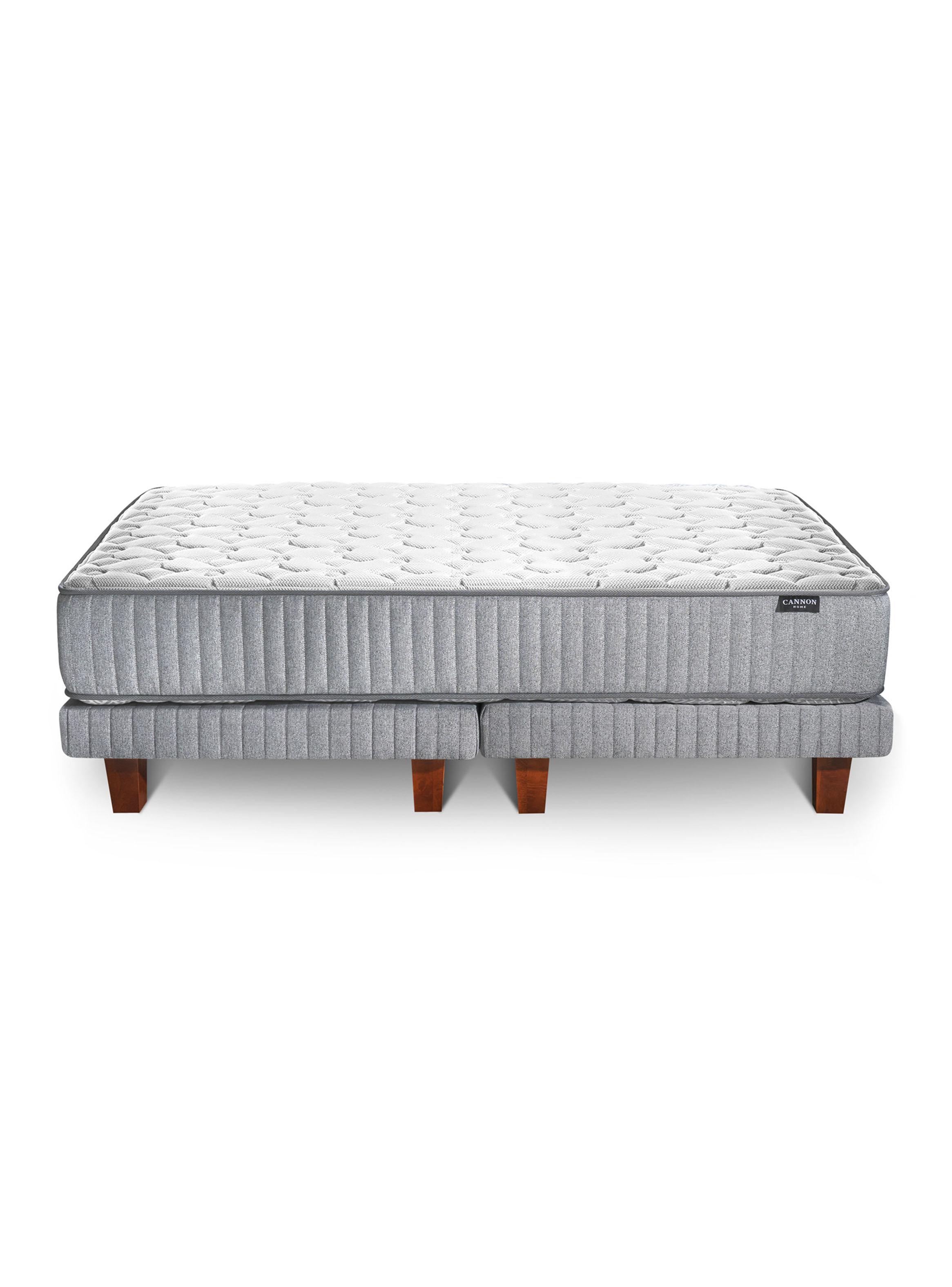Cama Europea Hybrid Visco 2 Plazas Base Dividida-2