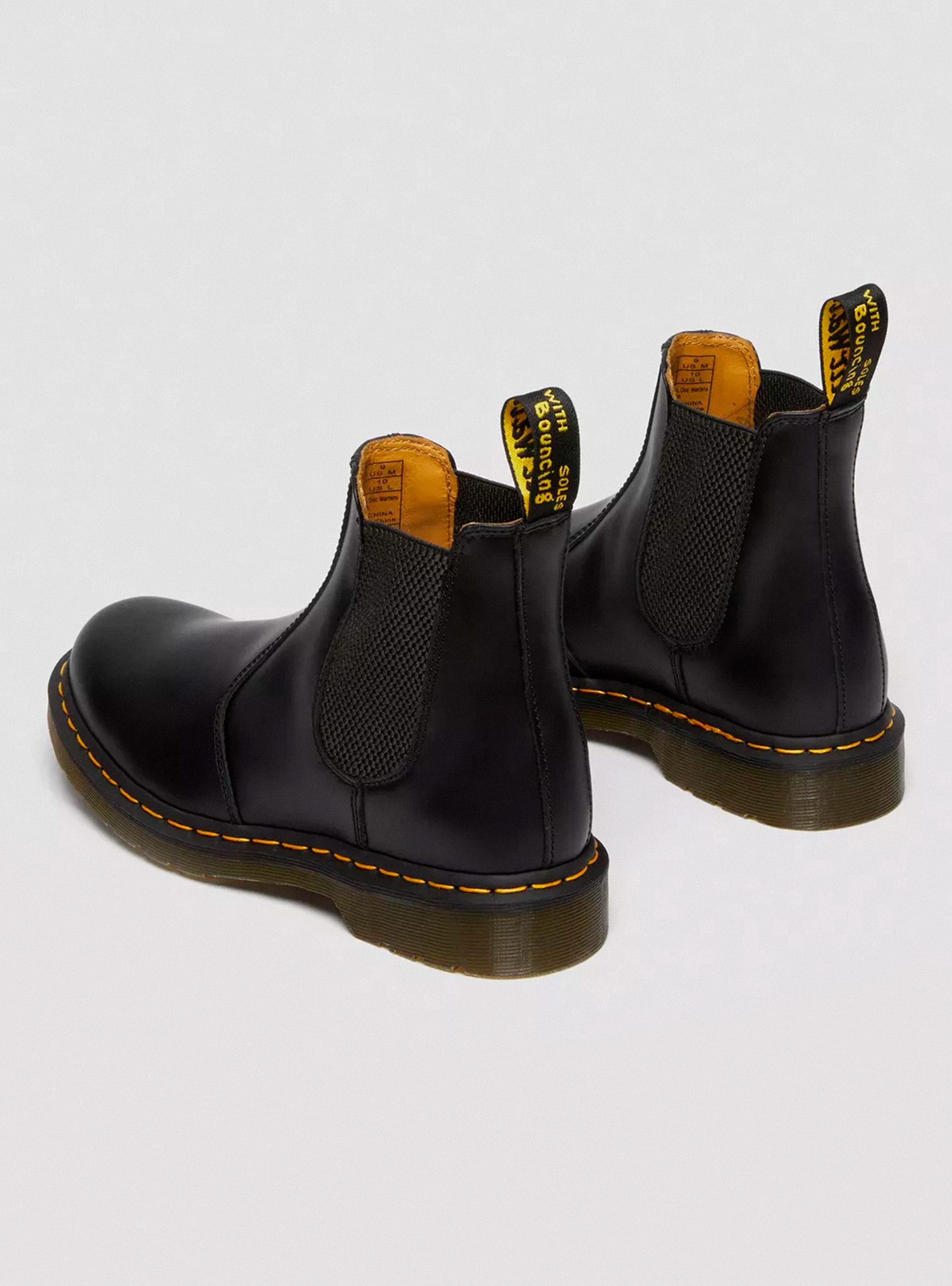 Botín Black Smooth Cuero Hombre-2