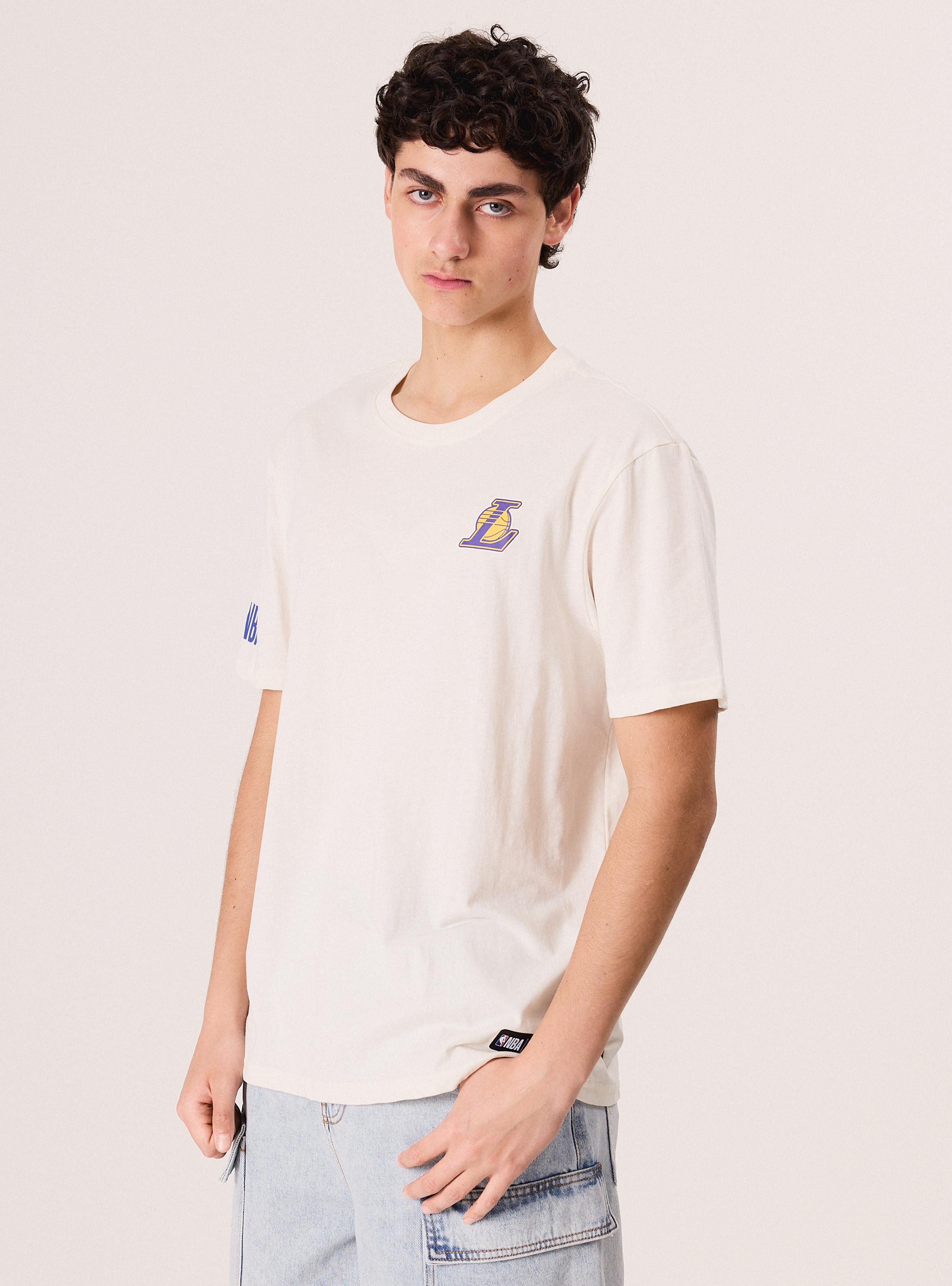 Polera Manga Corta Lakers Logo-0