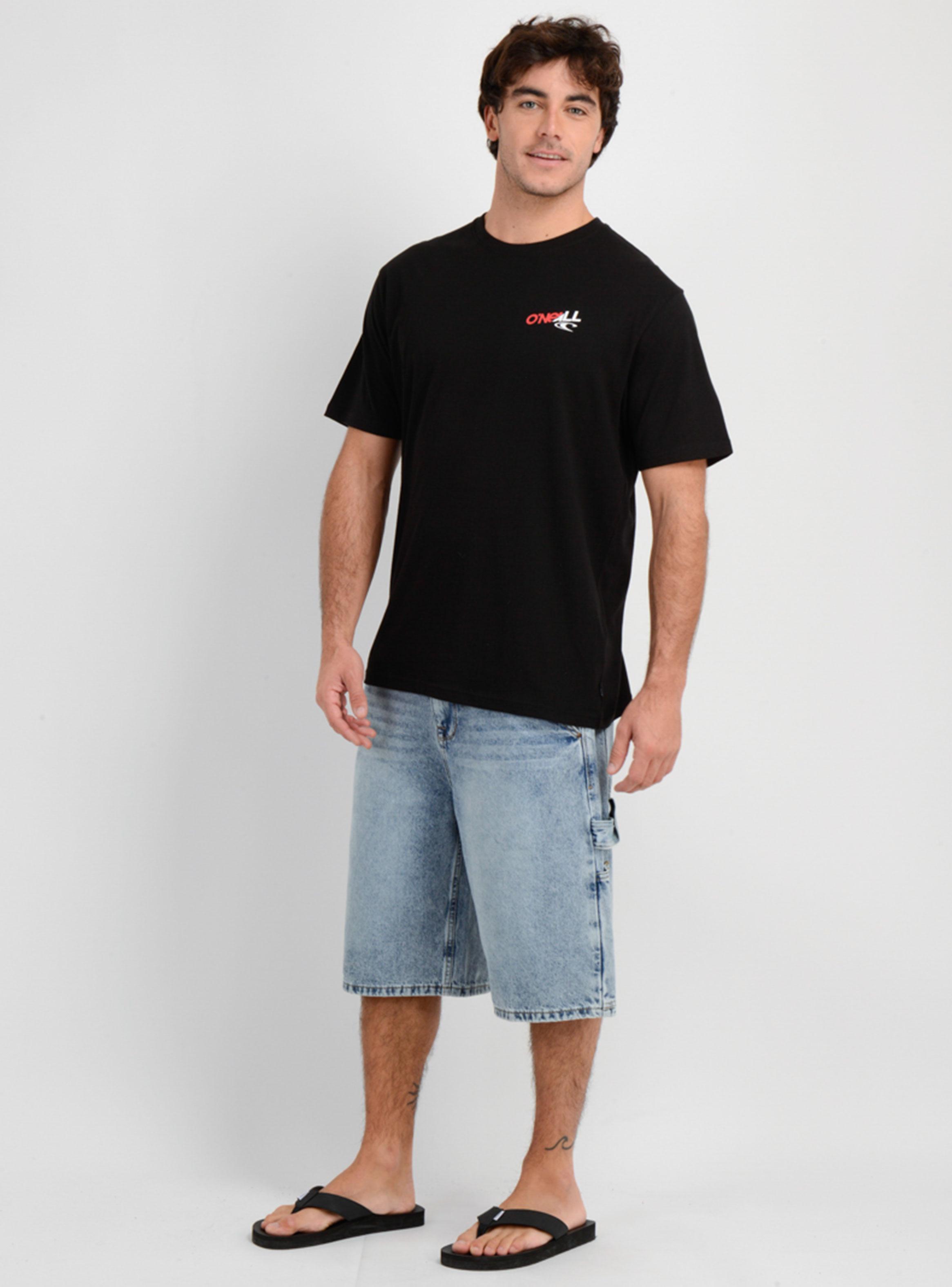 Polera Manga Corta Estampado Trasero-5