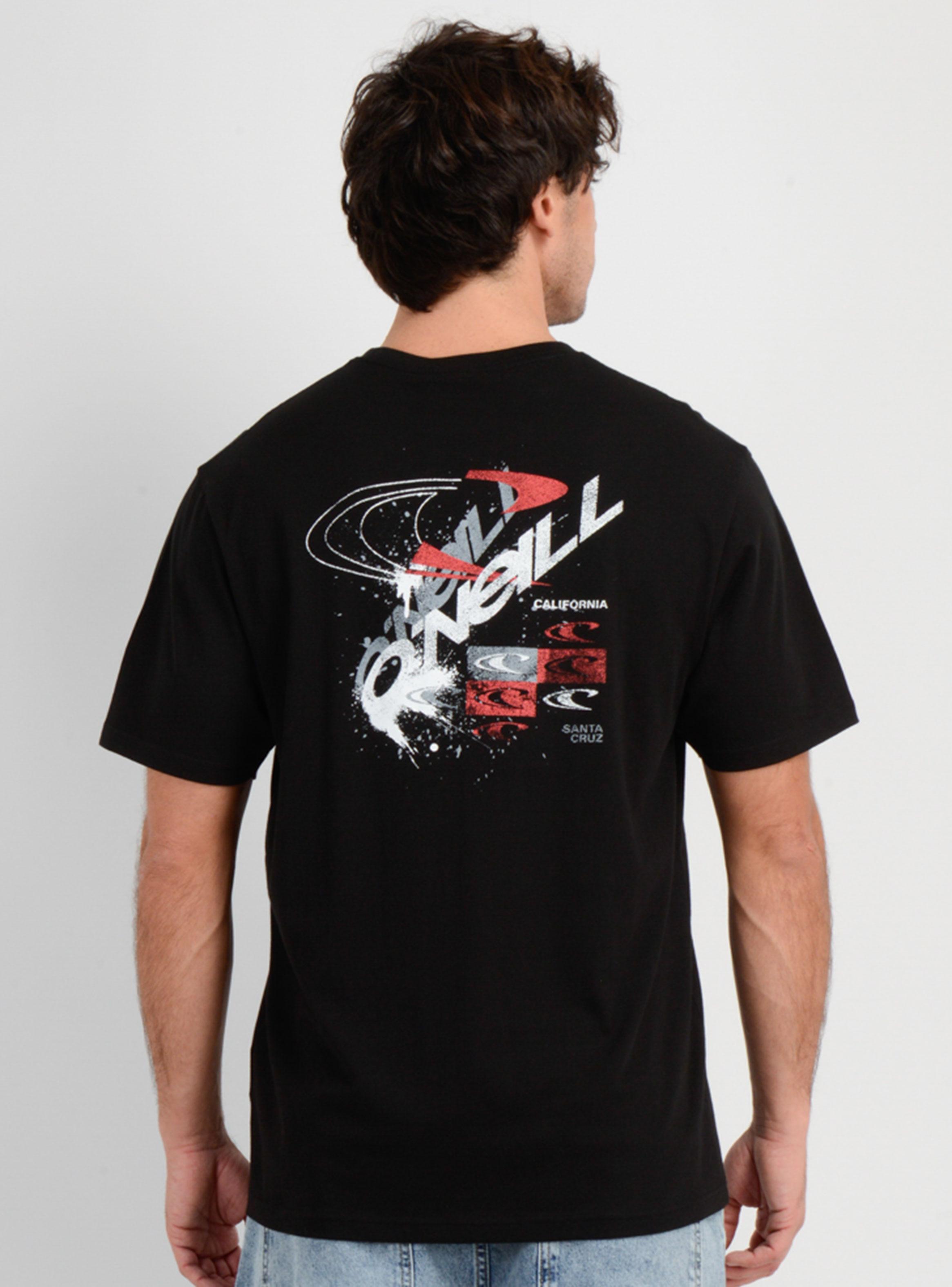 Polera Manga Corta Estampado Trasero-1