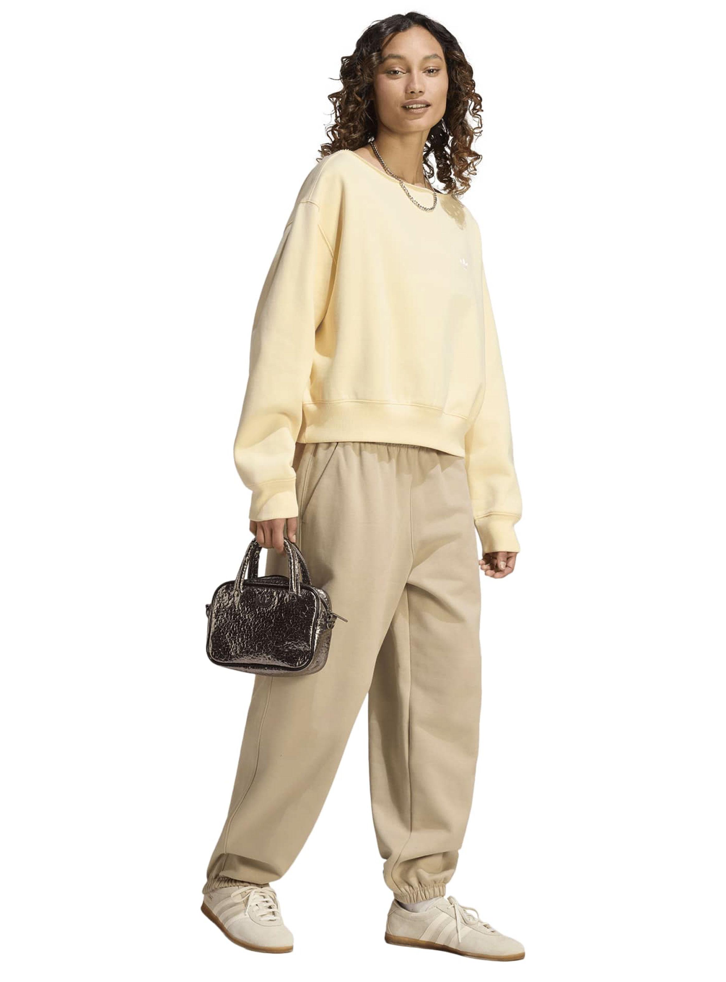 Polerón Essentials Tela Fleece Cuello Redondo Ancho-4