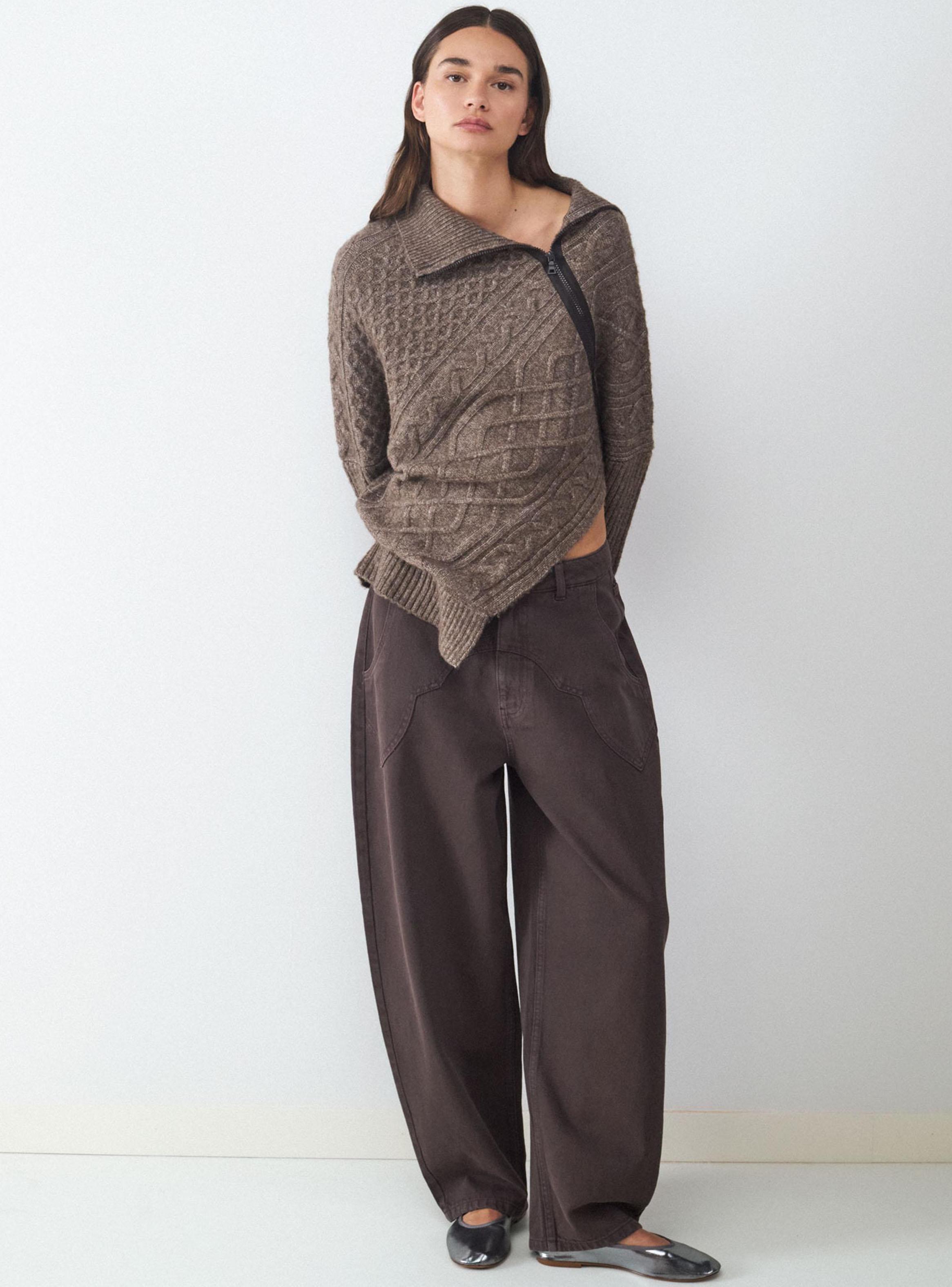Sweater Cable Knit Jumper-4