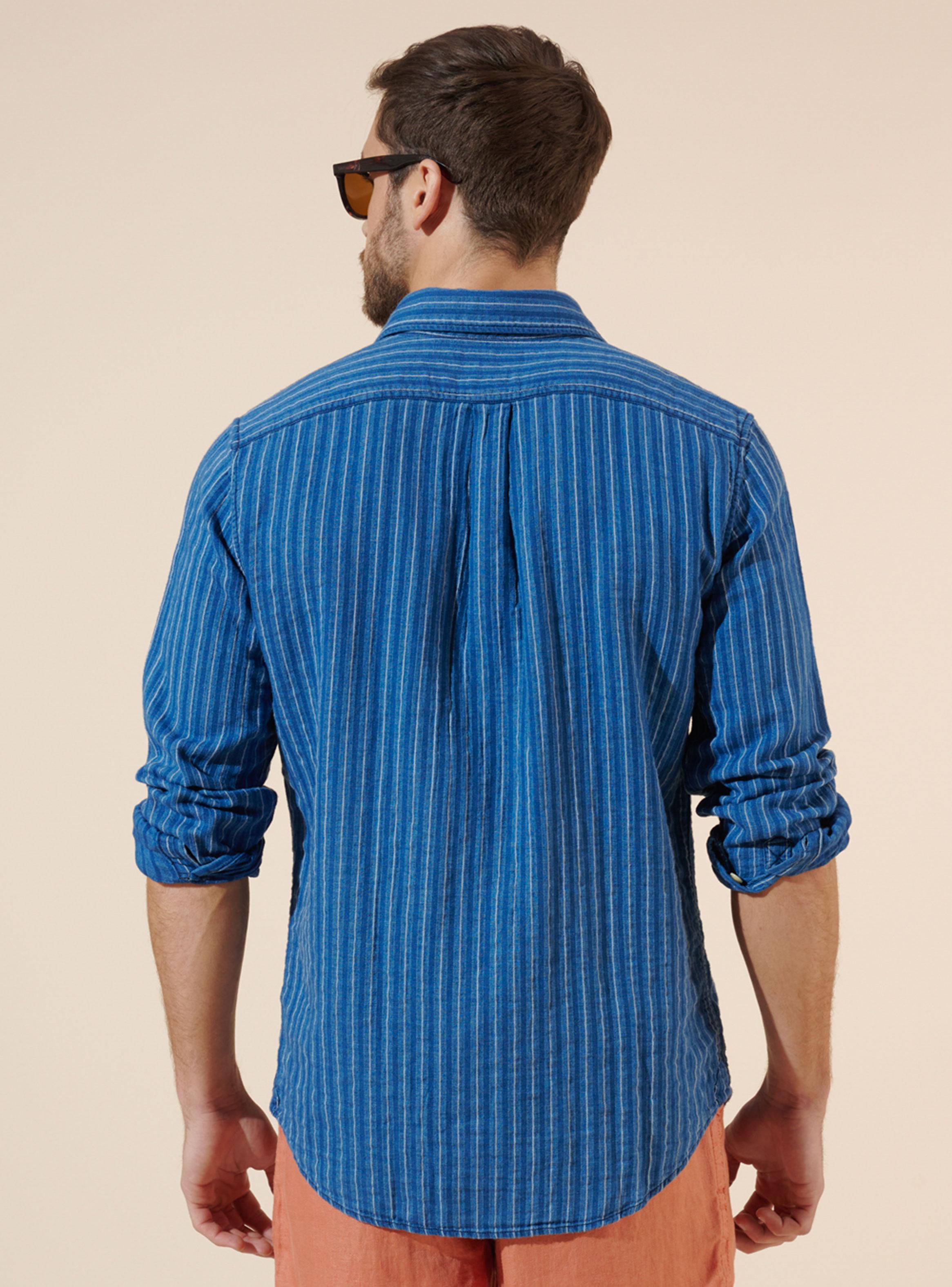 Camisa Print Rayas Verticales-1