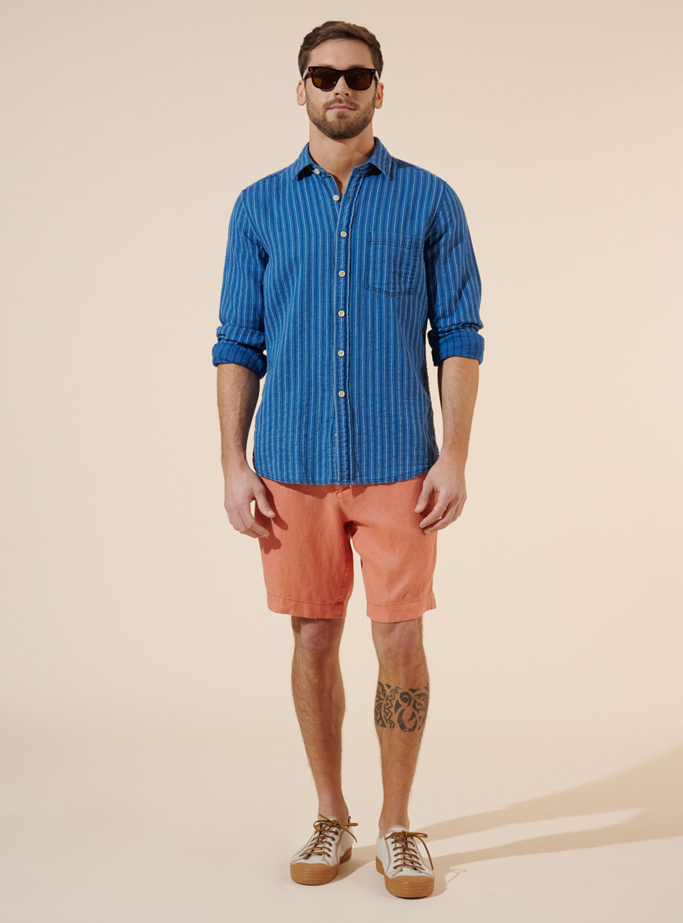 Camisa Print Rayas Verticales-3