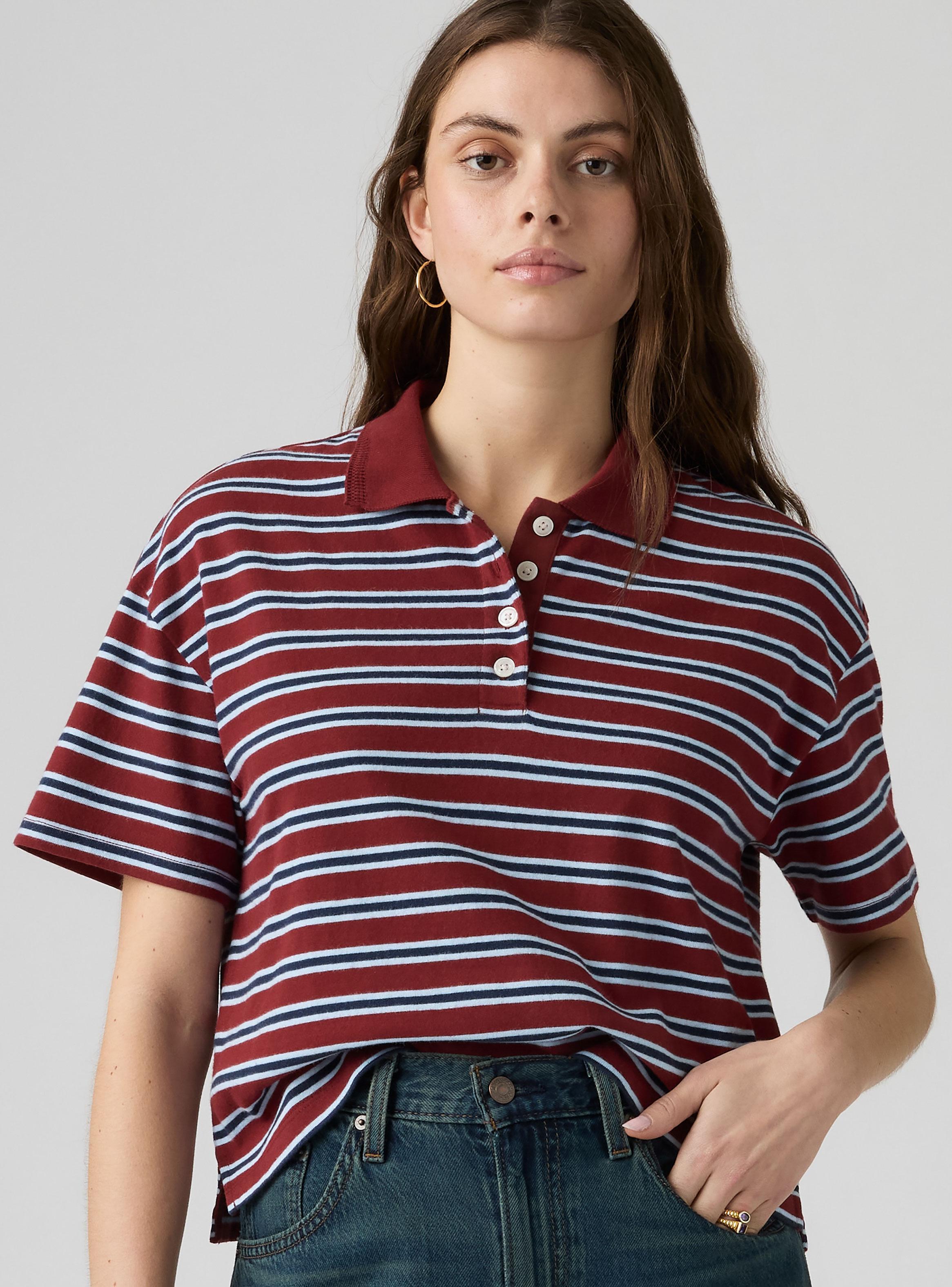 Polera Manga Corta Polo Botones-2