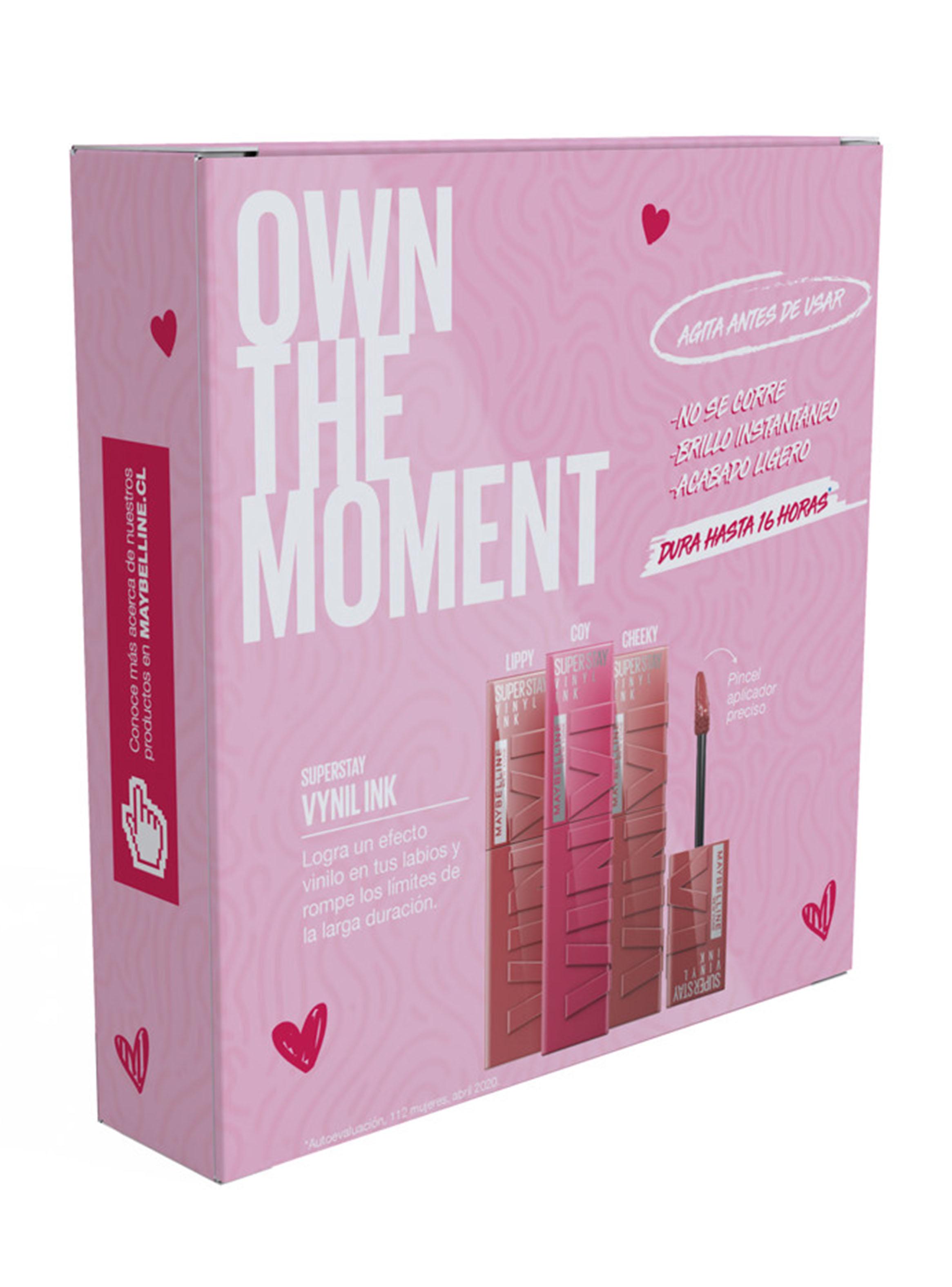 Pack Maybelline Labios Vinyl Ink Trilogía Favs Coy Lippy Cheeky-2