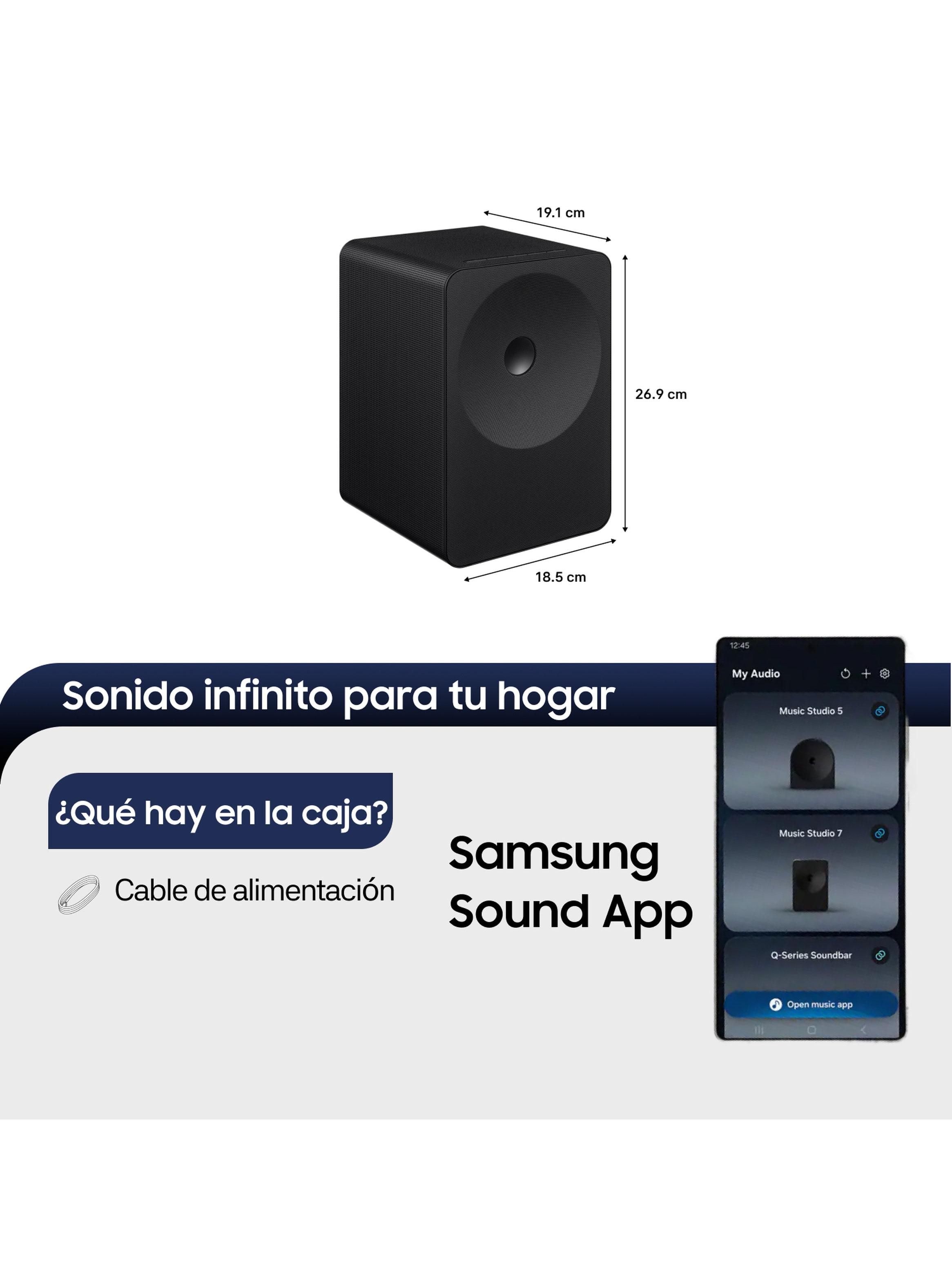 Parlante inalámbrico Wi Fi-Bluetooth Music Studio 7 LS70H 2026-2