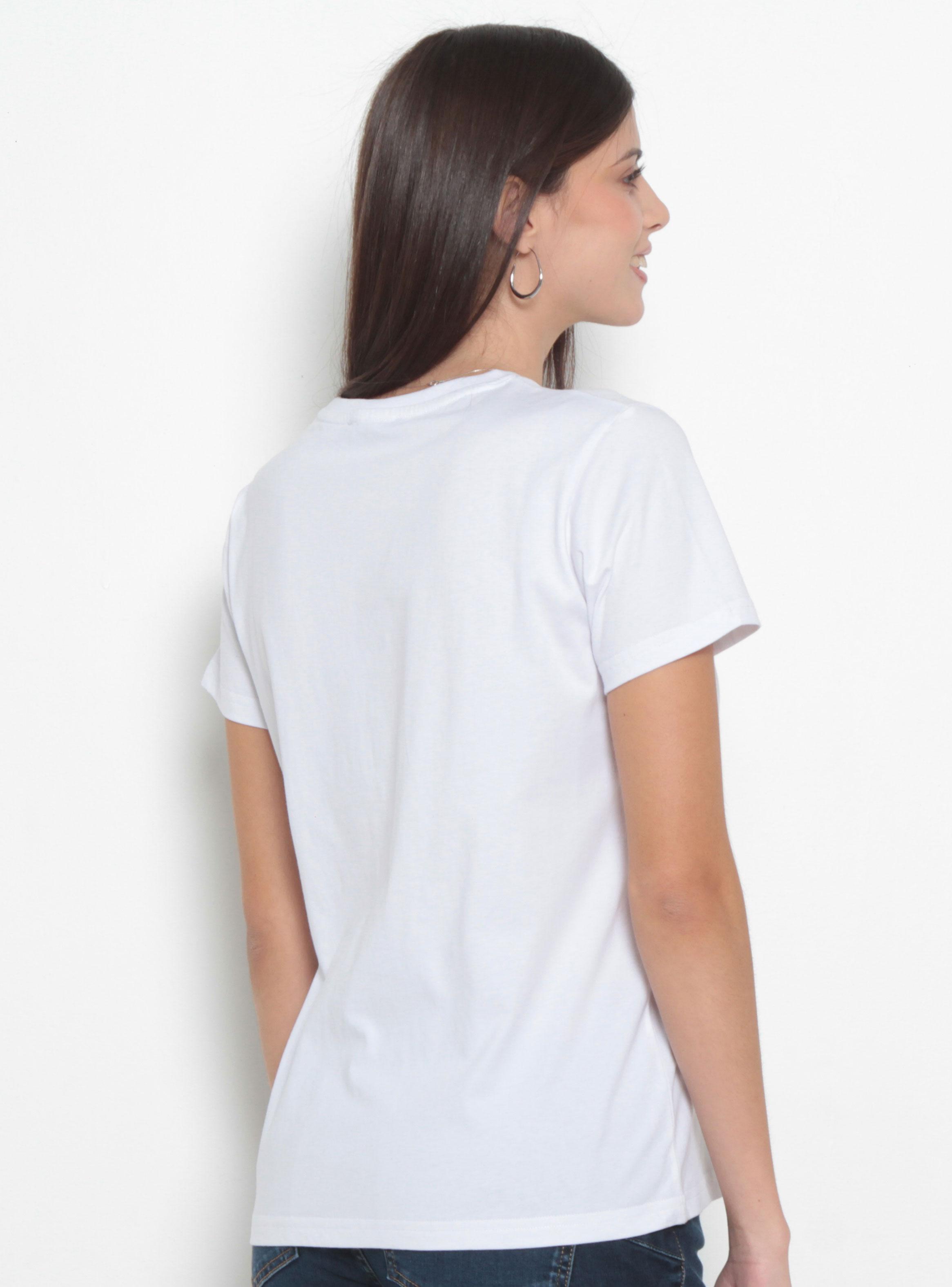 Polera Manga Corta Estampado Algodón-1