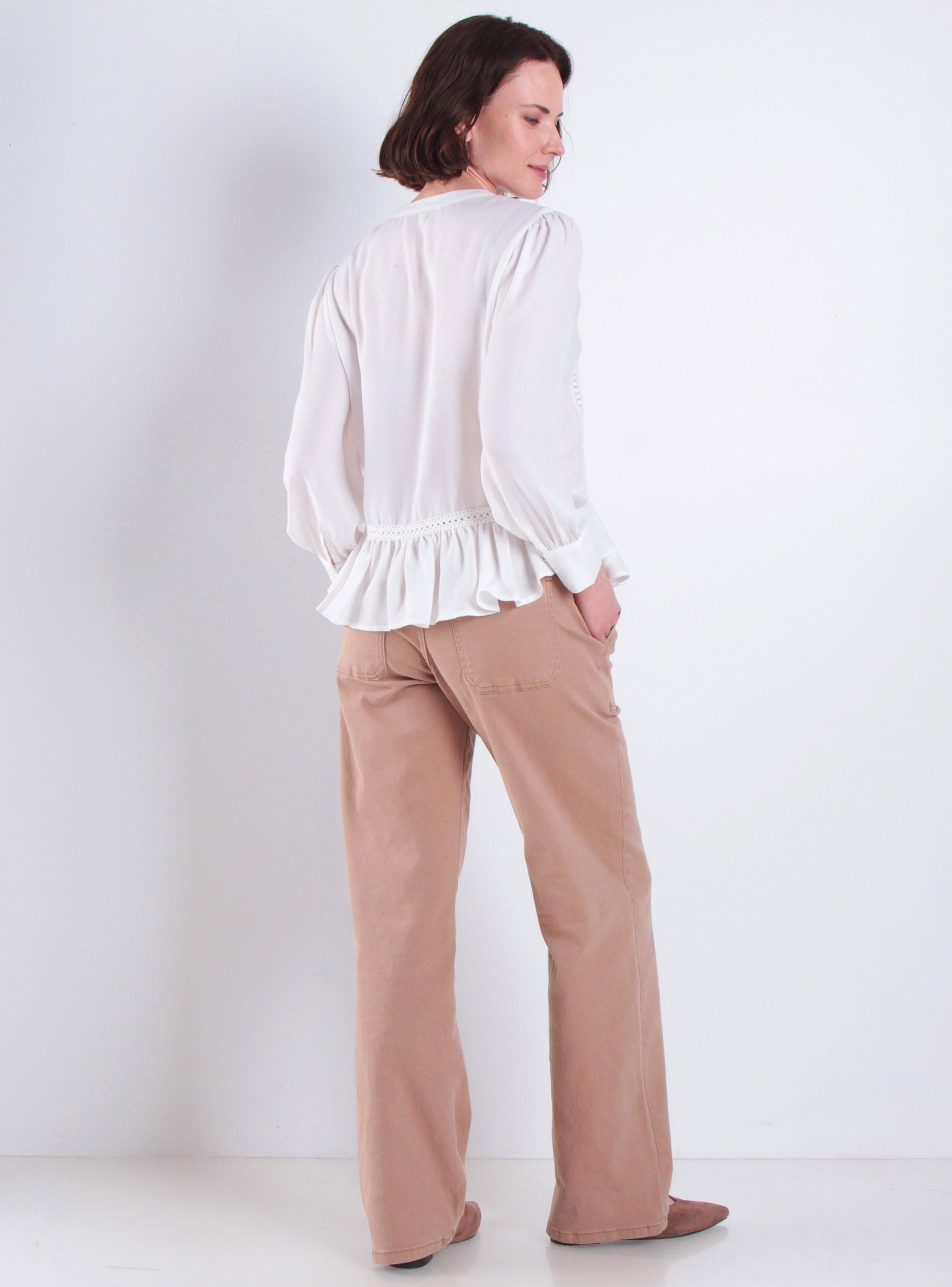 Blusa Manga Larga Bordery Escote V-4
