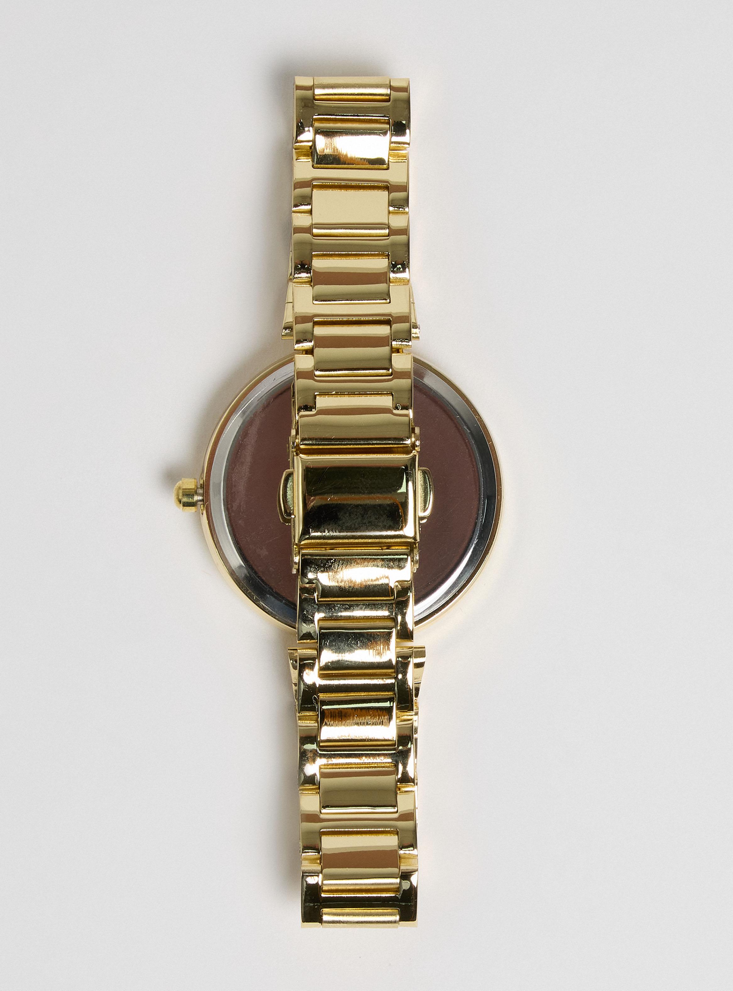 Pack Reloj Análogo Gold Mujer + Pulsera-3