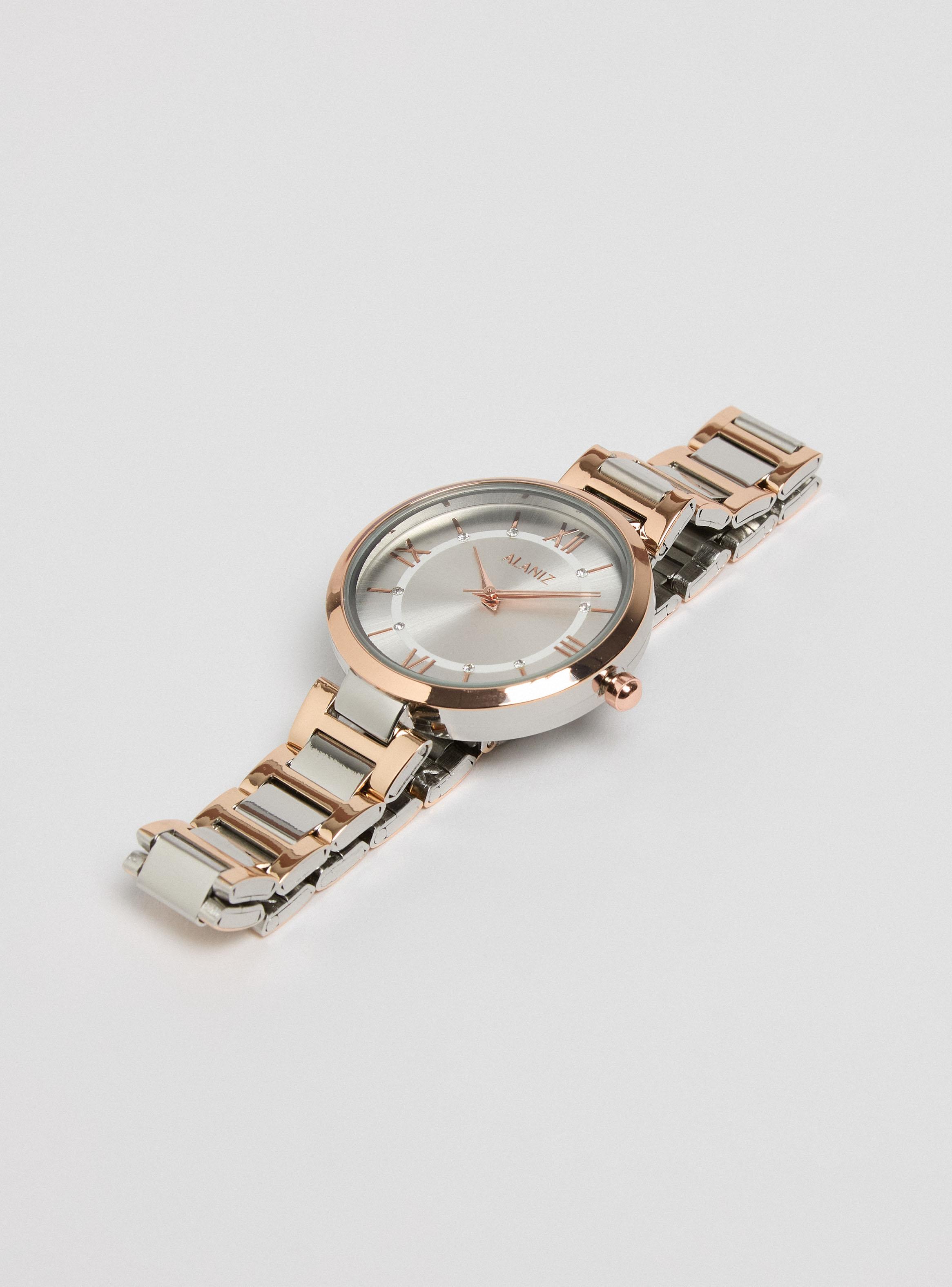 Pack Reloj Análogo Rose Gold Mujer + Pulsera-4