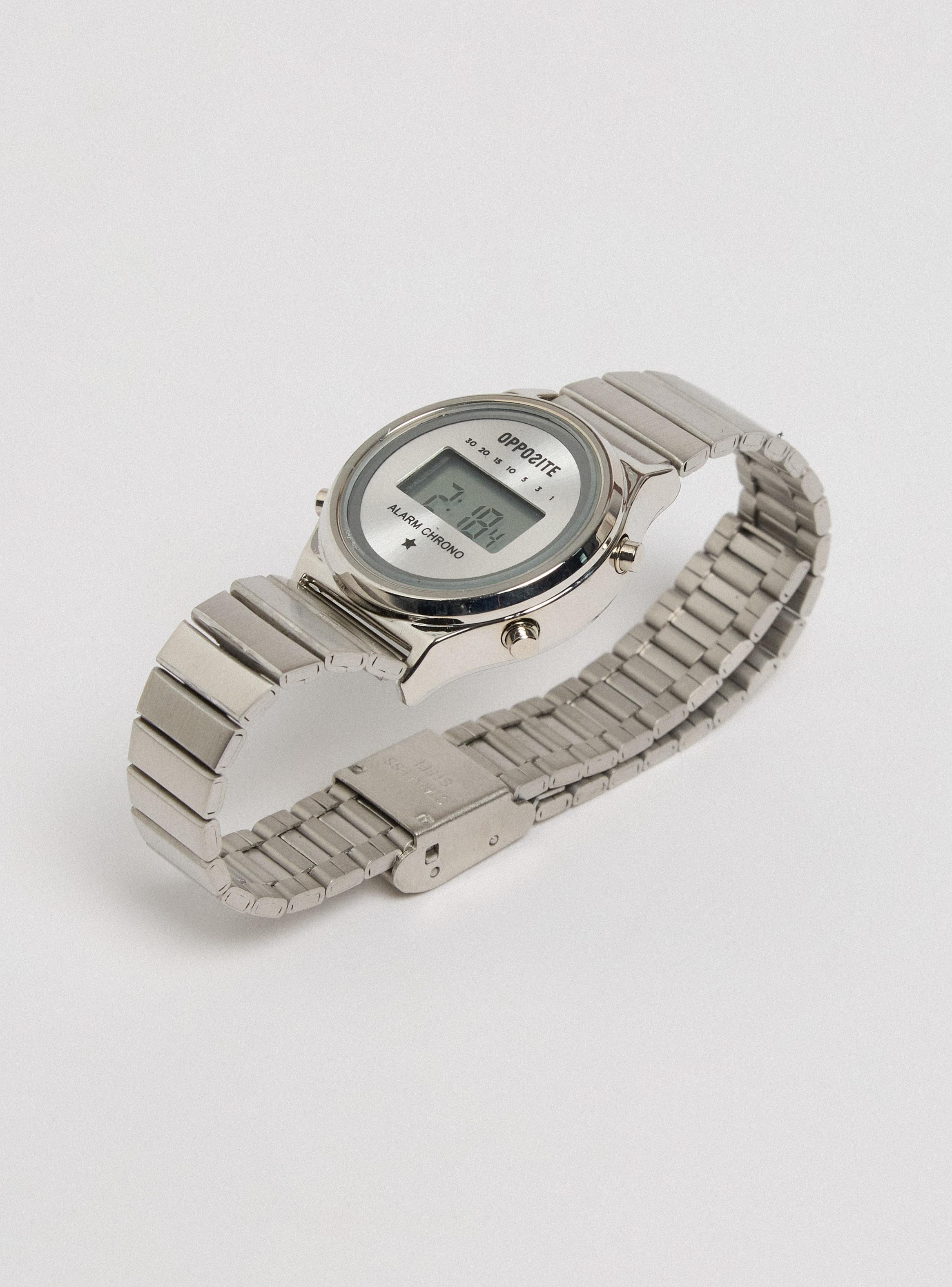 Reloj Digital Silver Mujer-3