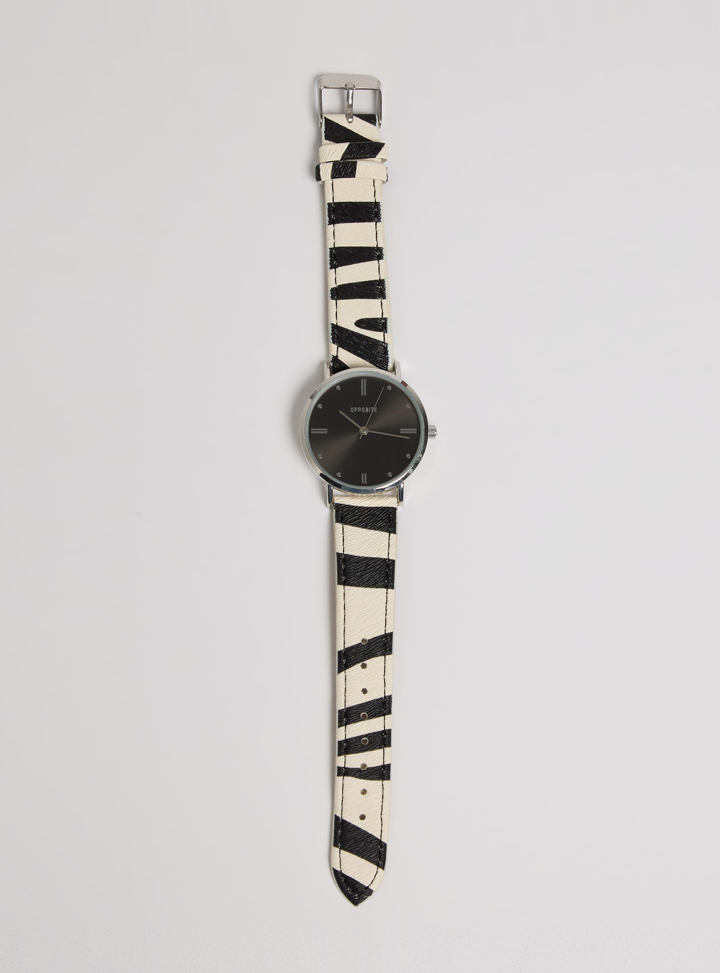 Reloj Análogo Silver Correa Animal Print Mujer-2