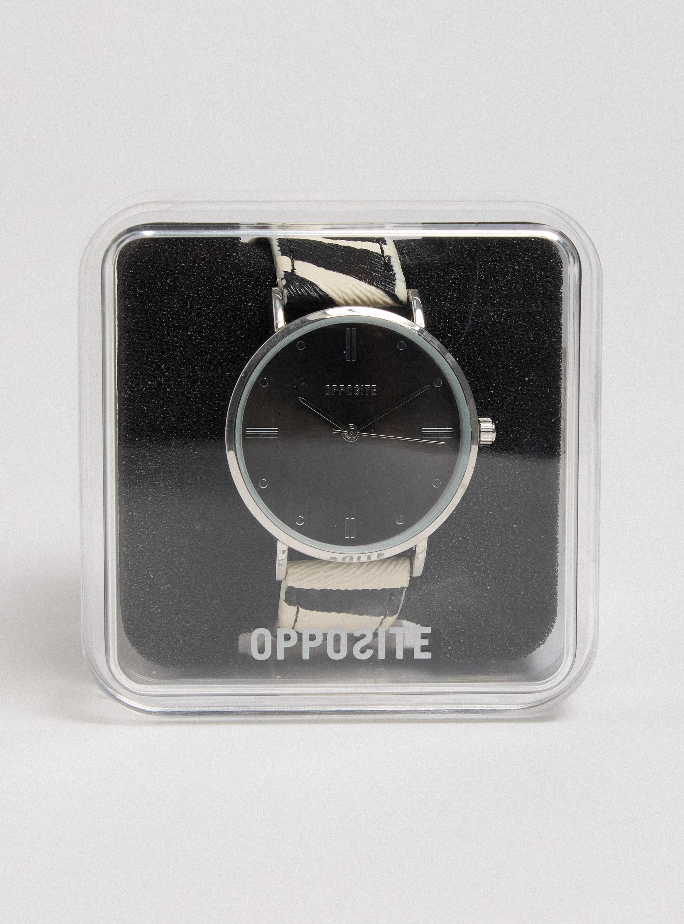 Reloj Análogo Silver Correa Animal Print Mujer-4