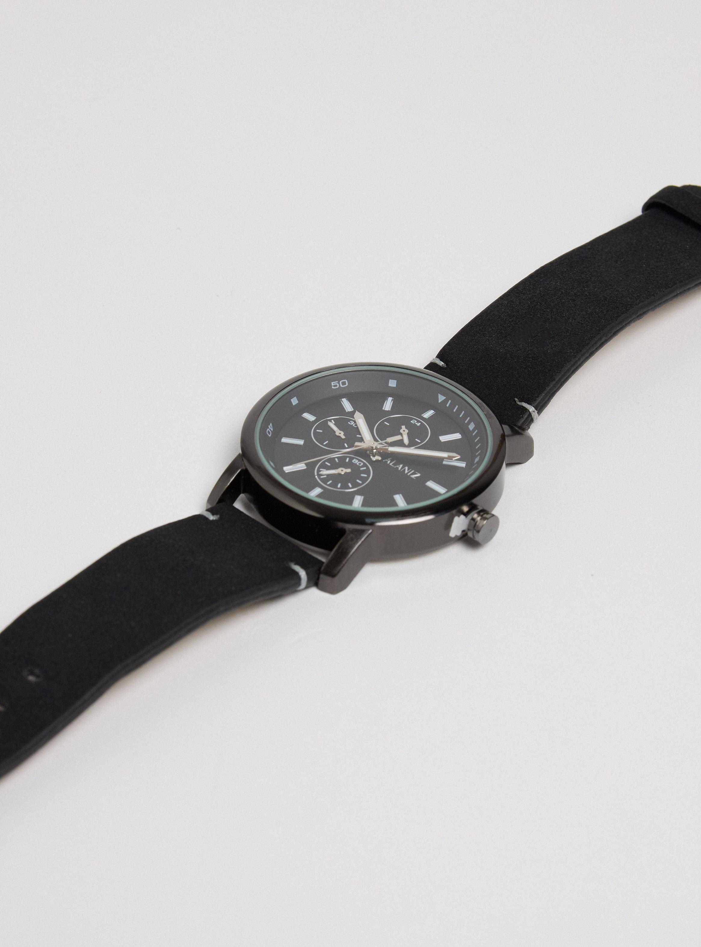 Pack Reloj Análogo Black Hombre + Llavero-2