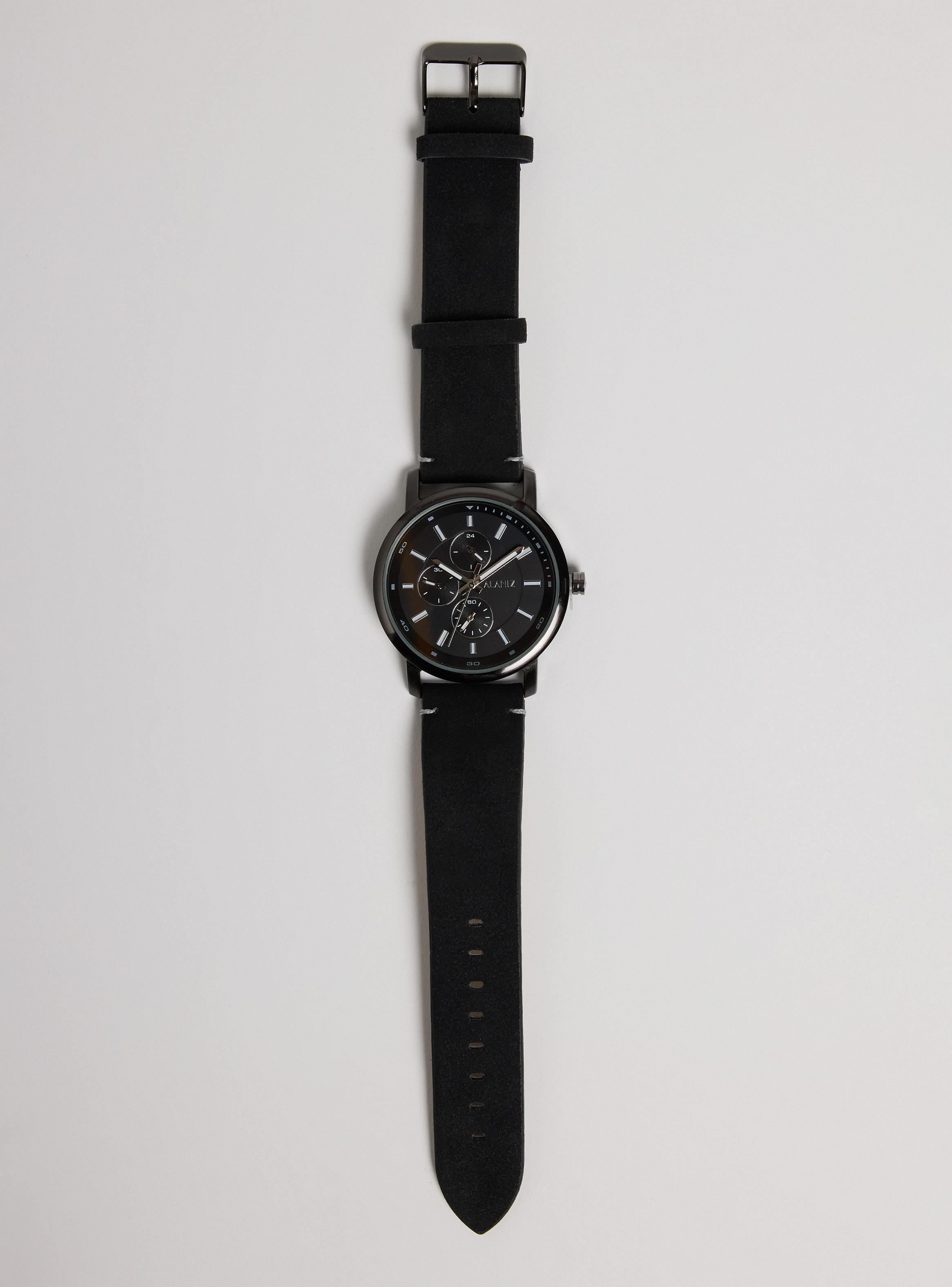 Pack Reloj Análogo Black Hombre + Llavero-1