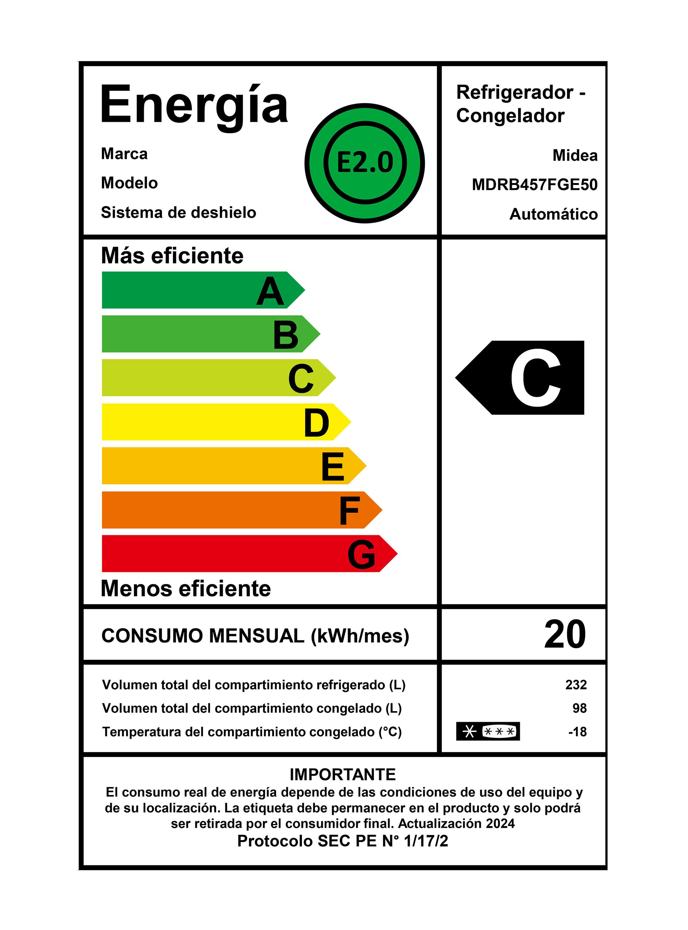 Refrigerador Bottom Freezer No Frost 330 Litros MDRB457FGE50-9
