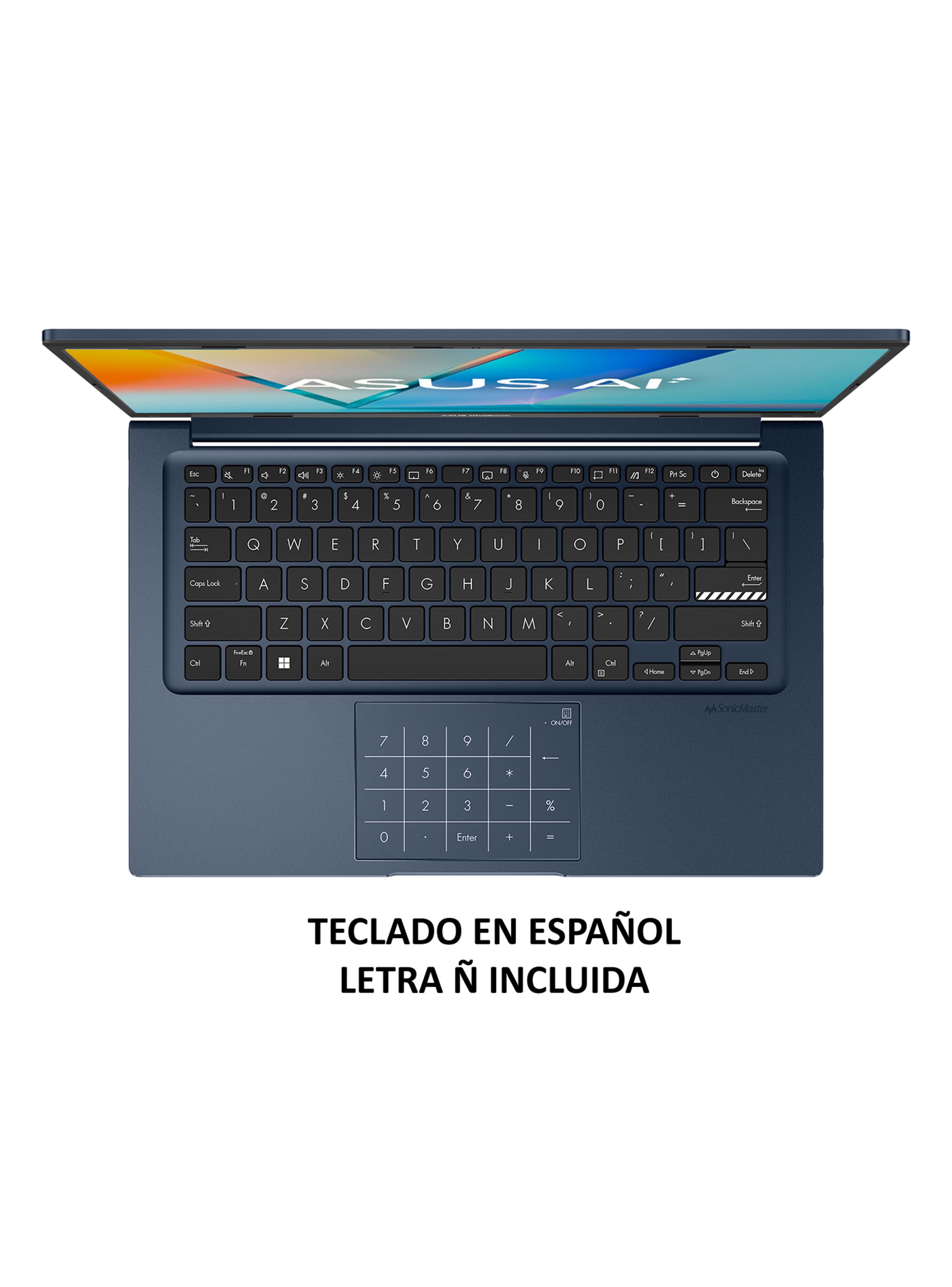 Notebook Vivobook 14 X1404 Intel Core 7 16GB RAM 512GB SSD 14'' FHD 60Hz-6