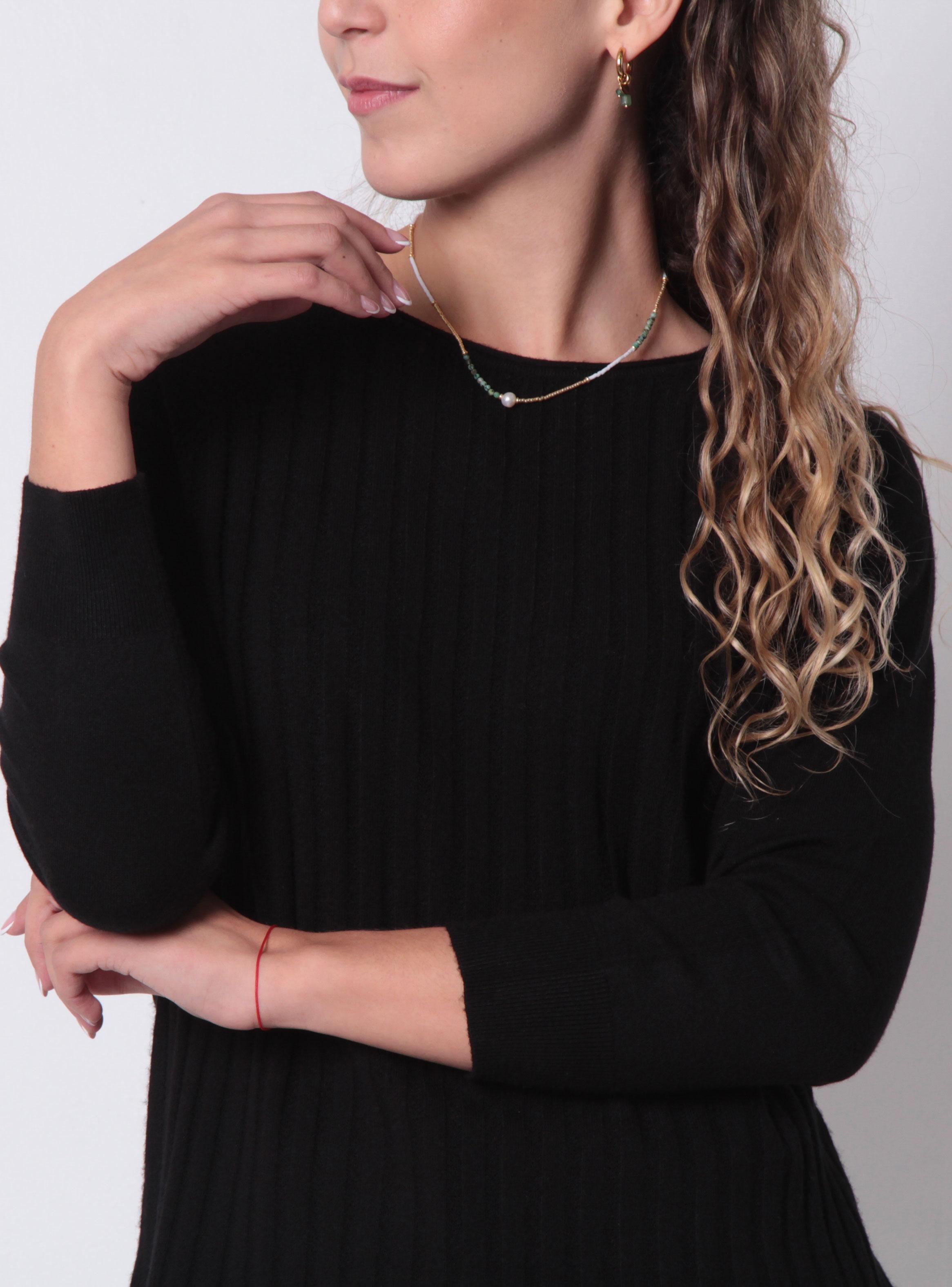 Sweater Manga 3/4 Básico y Escote Redondo-2
